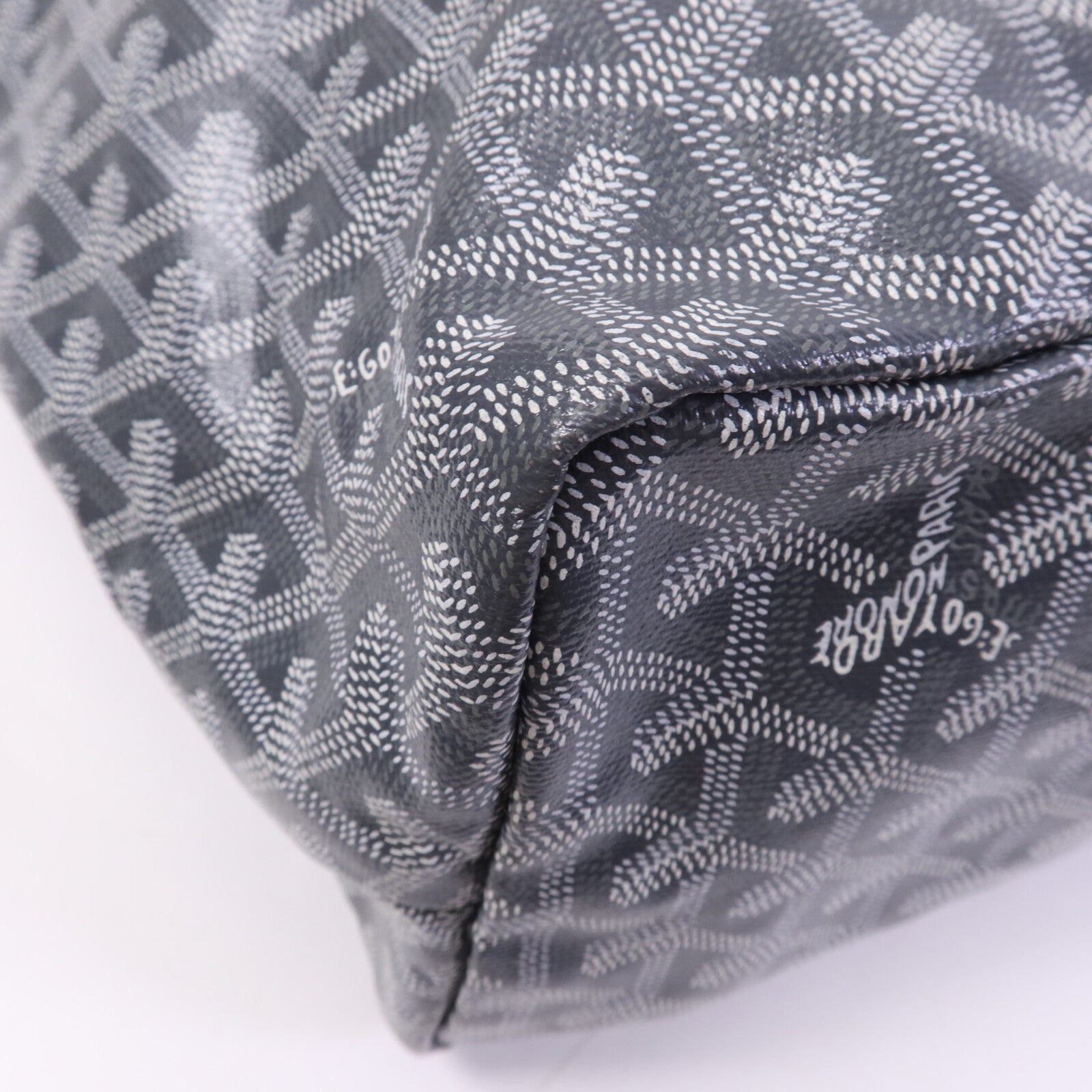 GOYARD 塗層帆布Saint Louis PM銀扣手挽袋