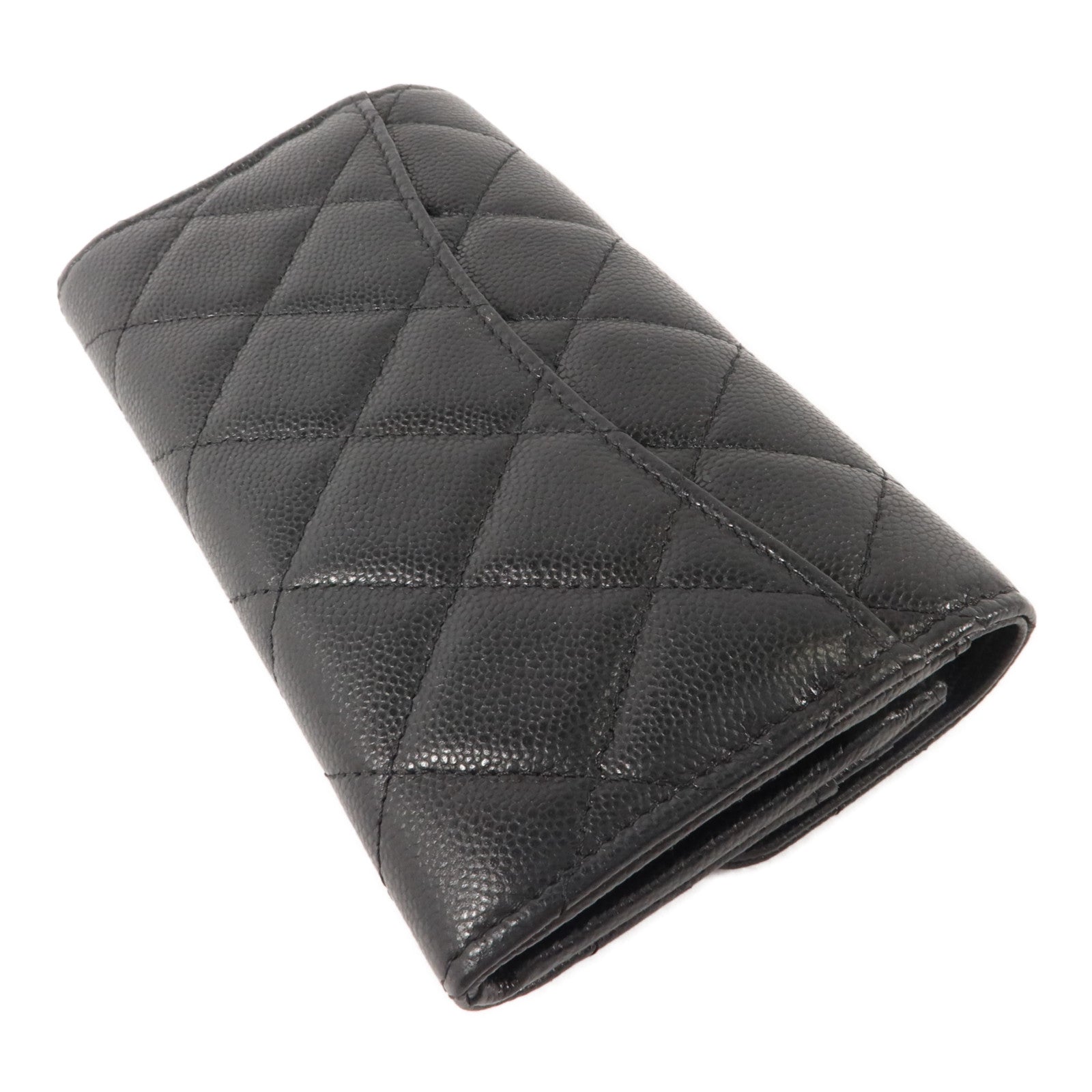 CHANEL 牛皮皮革Classic Medium Flap Wallet錢包