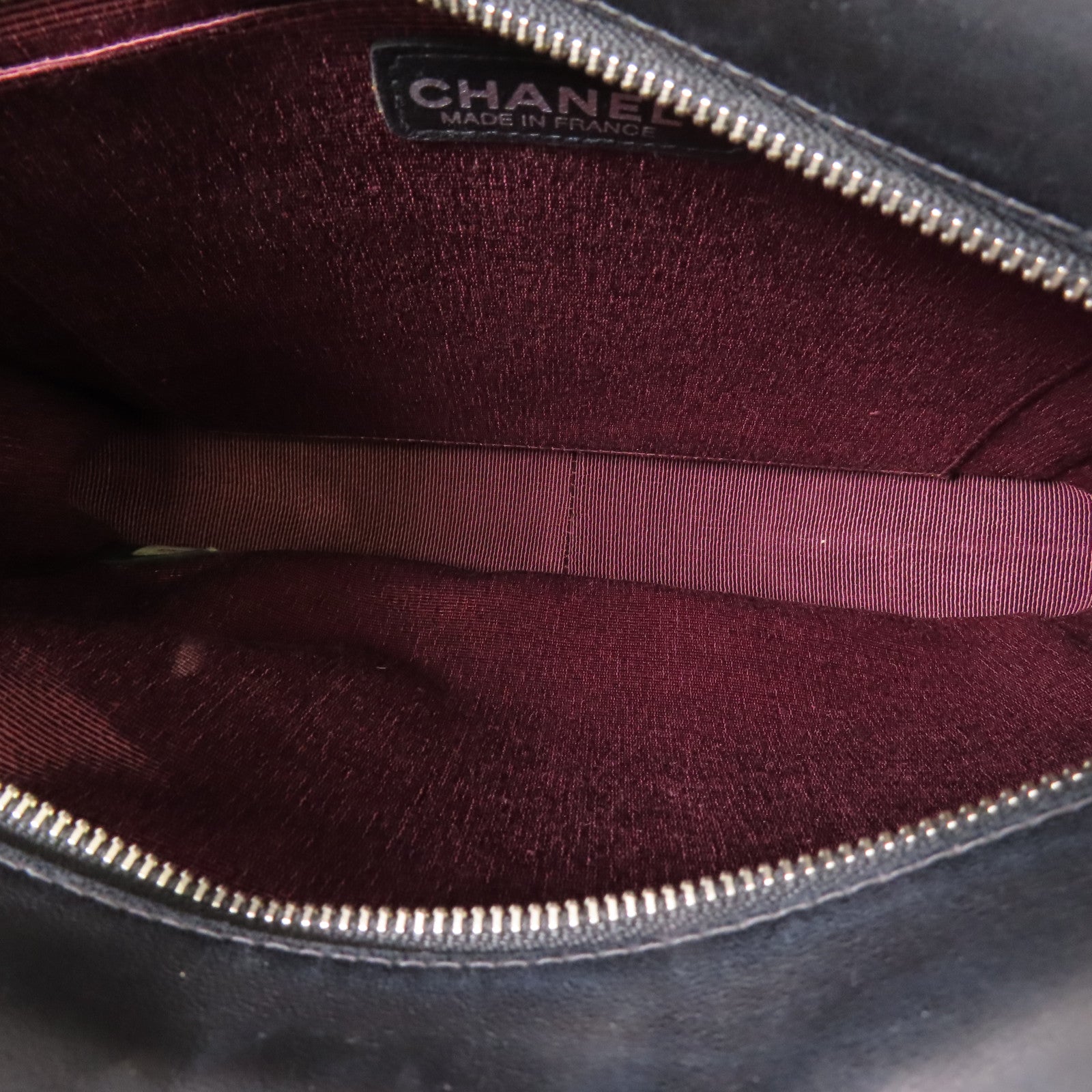 CHANEL 羊皮皮革Handbag/Shoulder Bag銀扣手挽袋/肩背袋