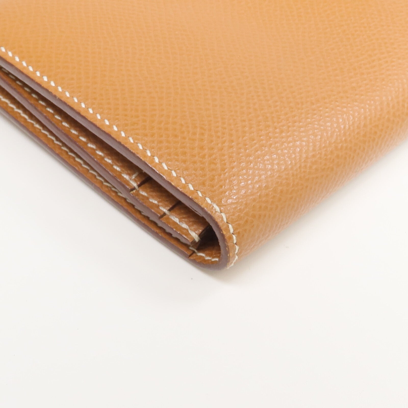 HERMES Epsom皮革Bearn Long Wallet長錢包Gold