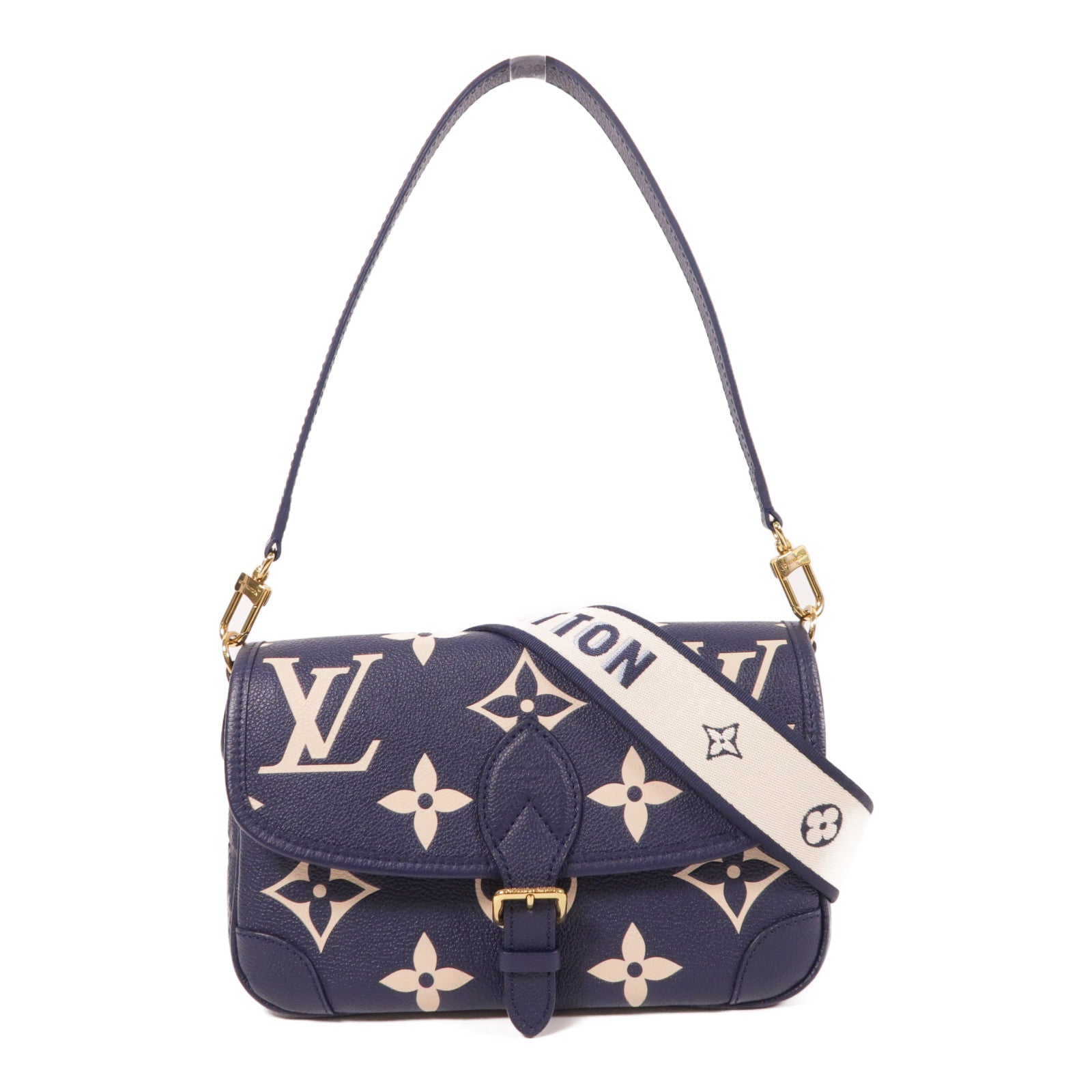 LOUIS VUITTON Monogram Empreinte Diane金扣肩背袋