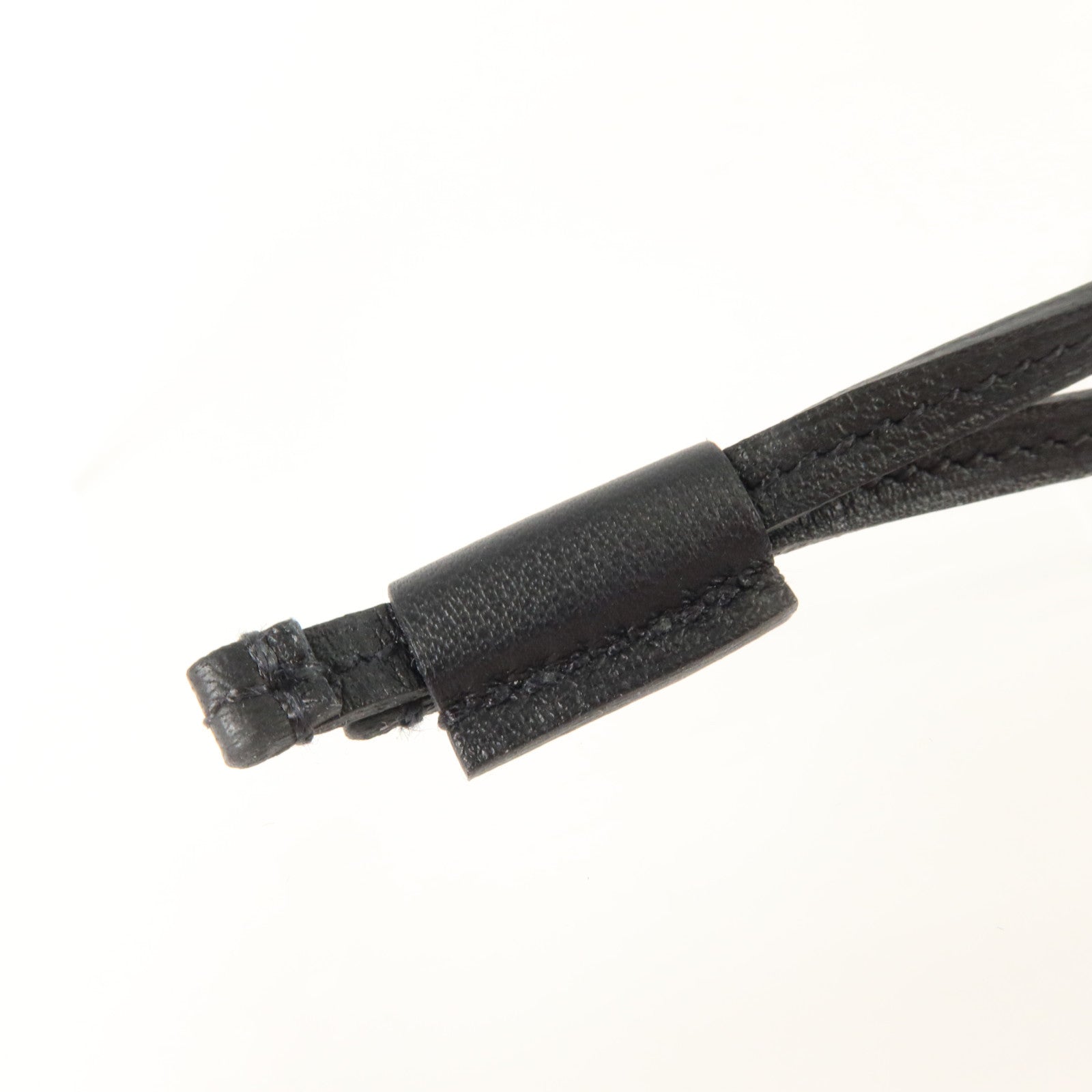 HERMES 皮革/金屬Pendant Clochette Necklace項鏈
