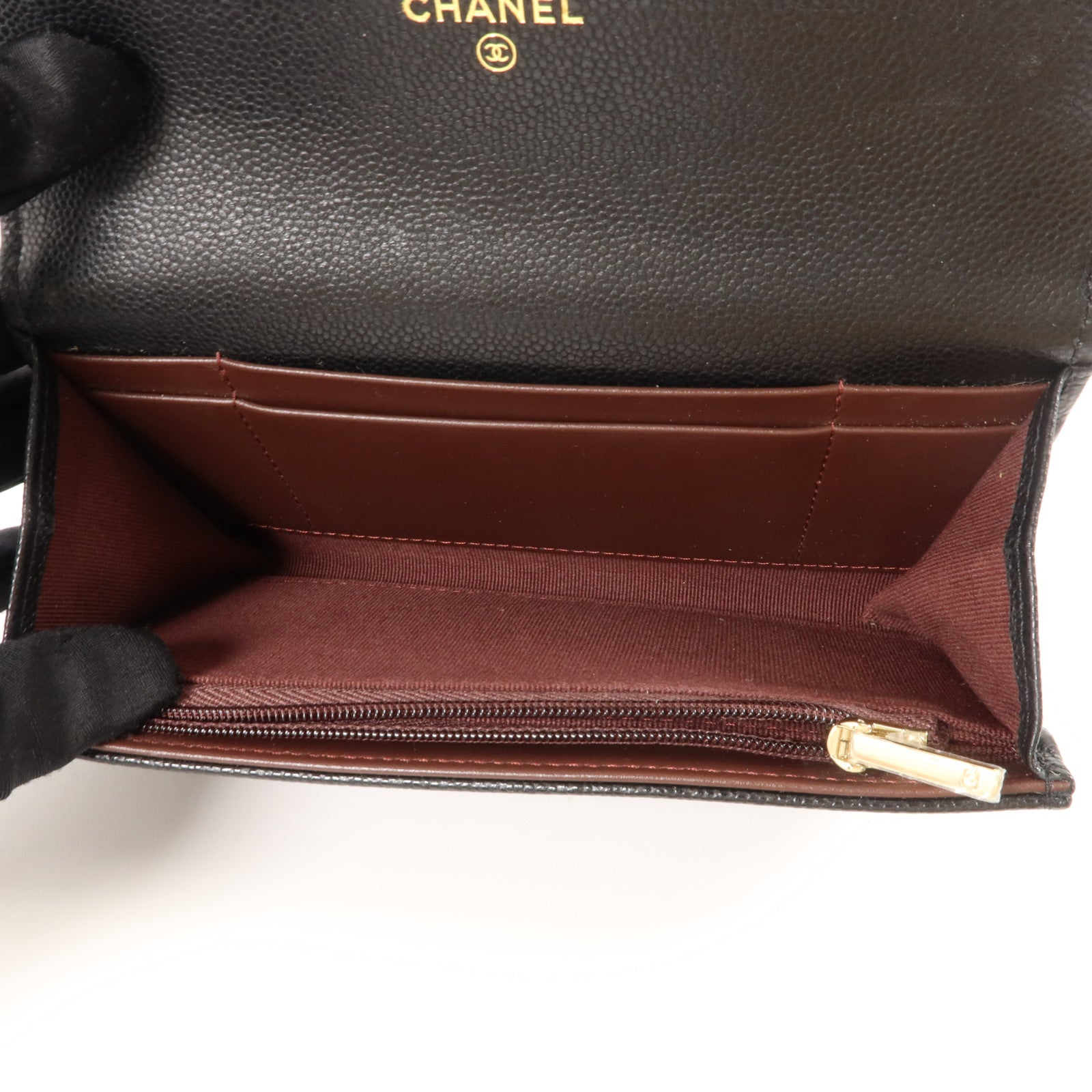 CHANEL 牛皮皮革Classic Medium Flap Wallet錢包