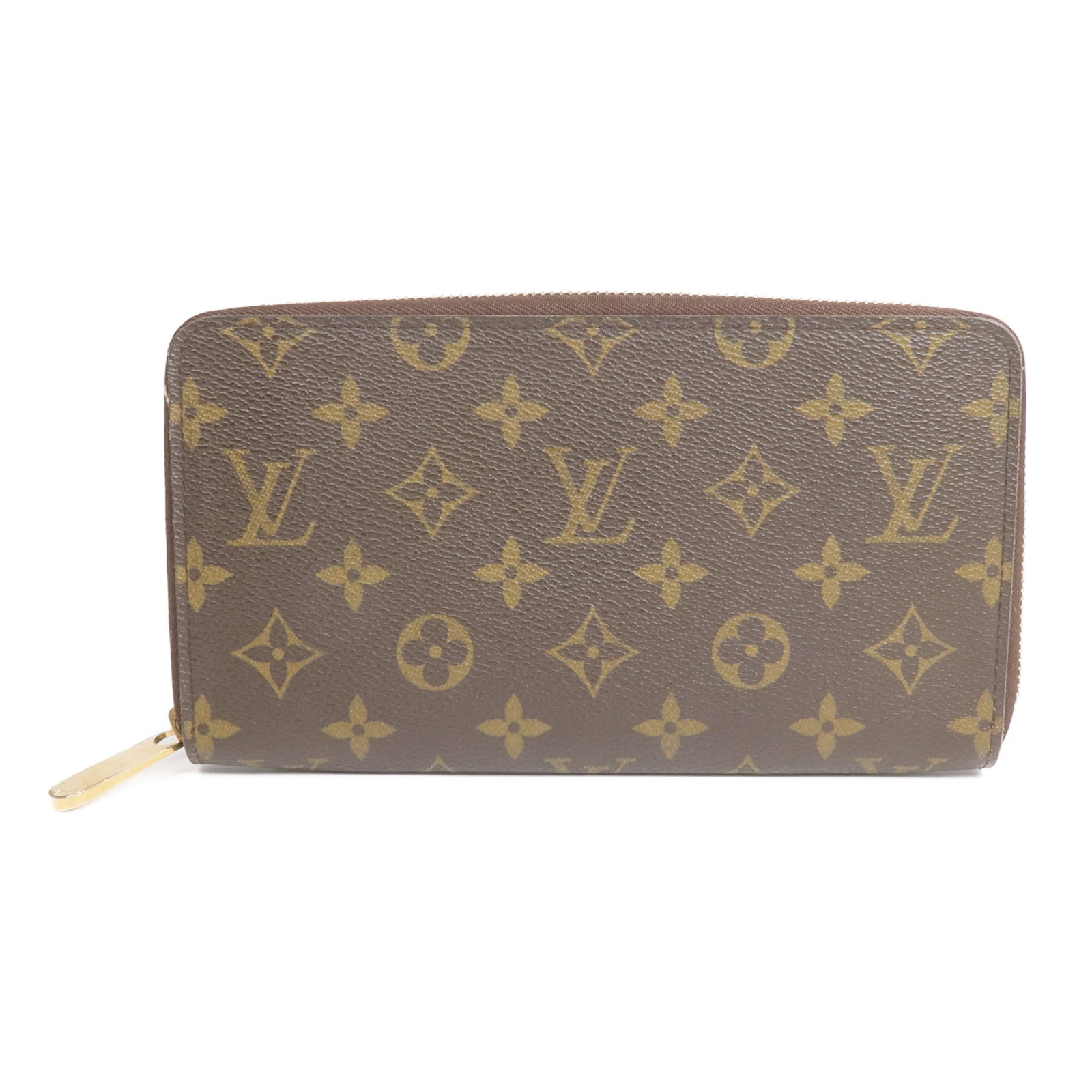 LOUIS VUITTON Monogram Zipper Long Wallet金扣長錢包