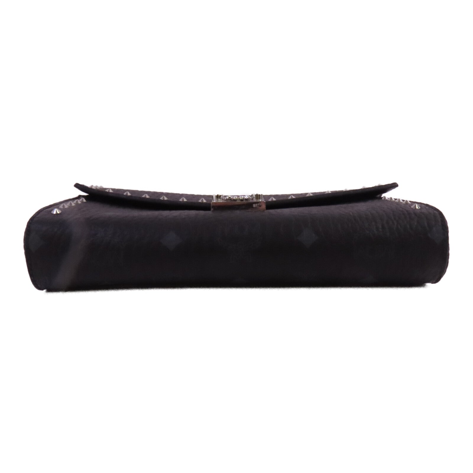 MCM 塗層帆布Visetos Tracy Crossbody銀扣鏈帶肩背袋