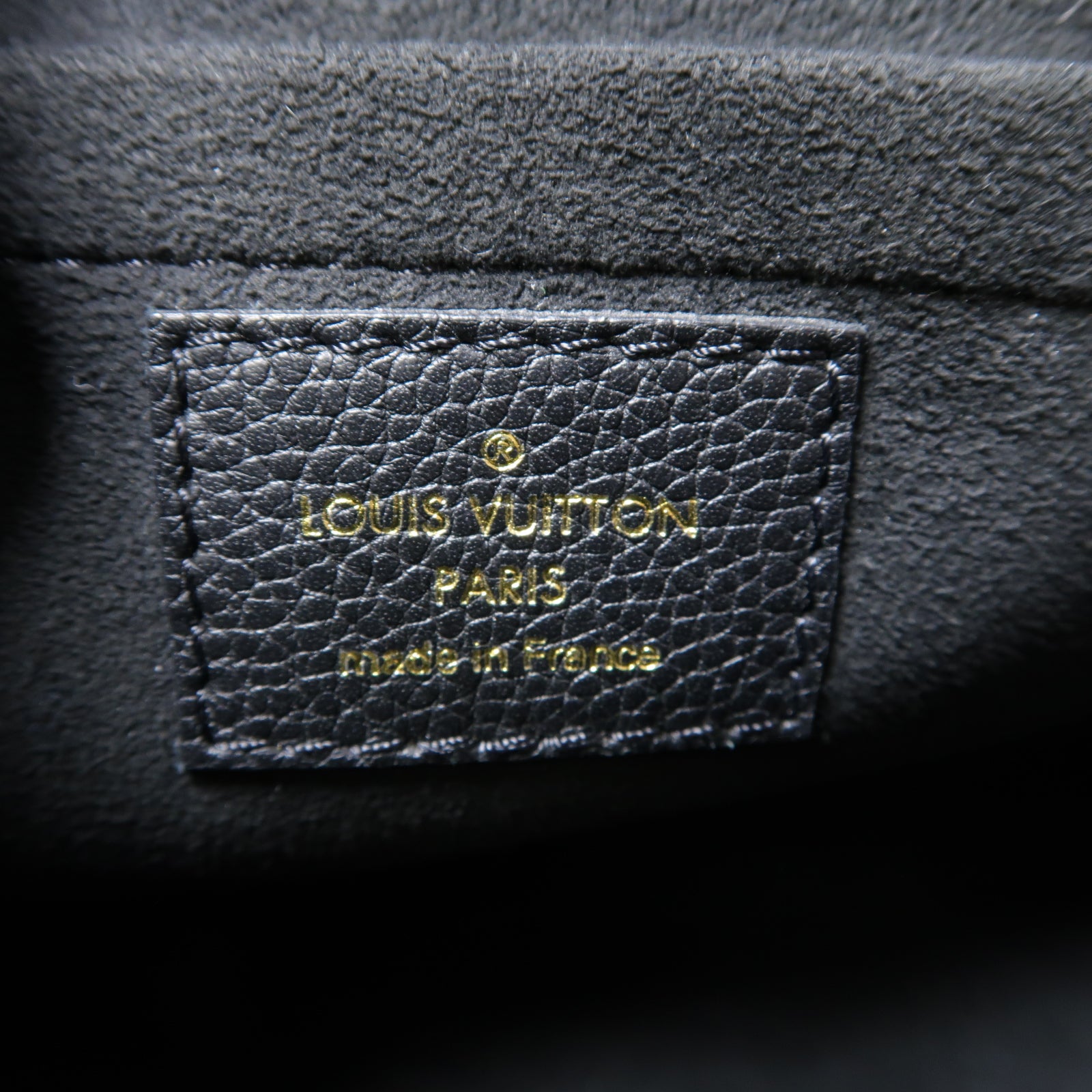 LOUIS VUITTON 【激減優惠】Monogram Empreinte Vavin BB金扣鏈帶肩背袋黑色