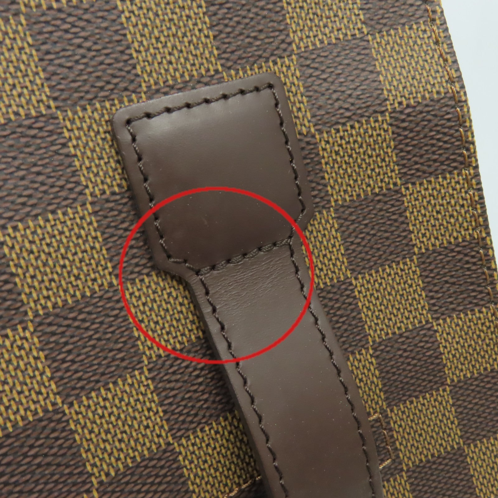 LOUIS VUITTON Damier Broadway 2Way Shoulder Bag金扣手挽肩背兩用袋啡色