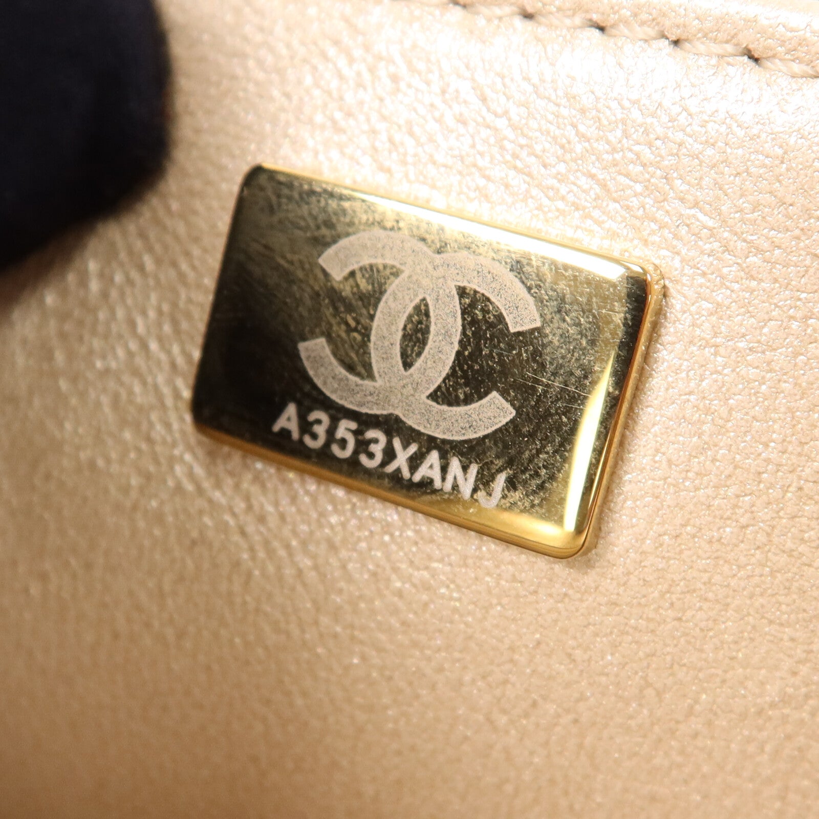 CHANEL 【激減優惠】牛皮皮革Chain Shoulder金扣鏈帶手挽肩背兩用袋