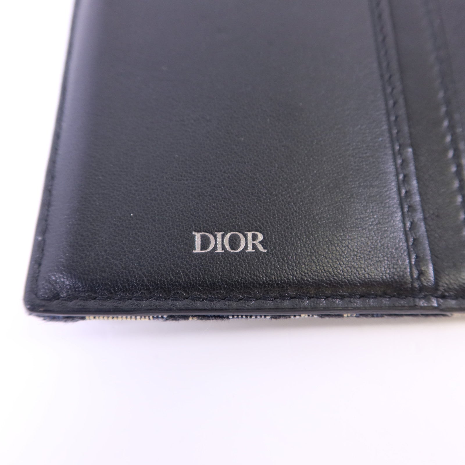 Dior 帆布Long Bifold Wallet銀扣長錢包