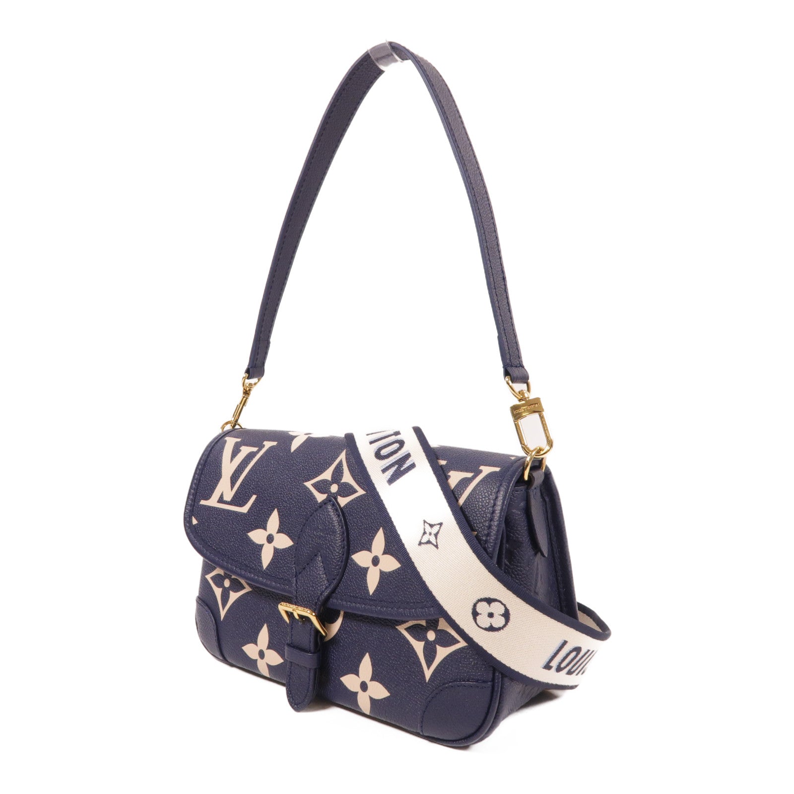 LOUIS VUITTON Monogram Empreinte Diane金扣肩背袋