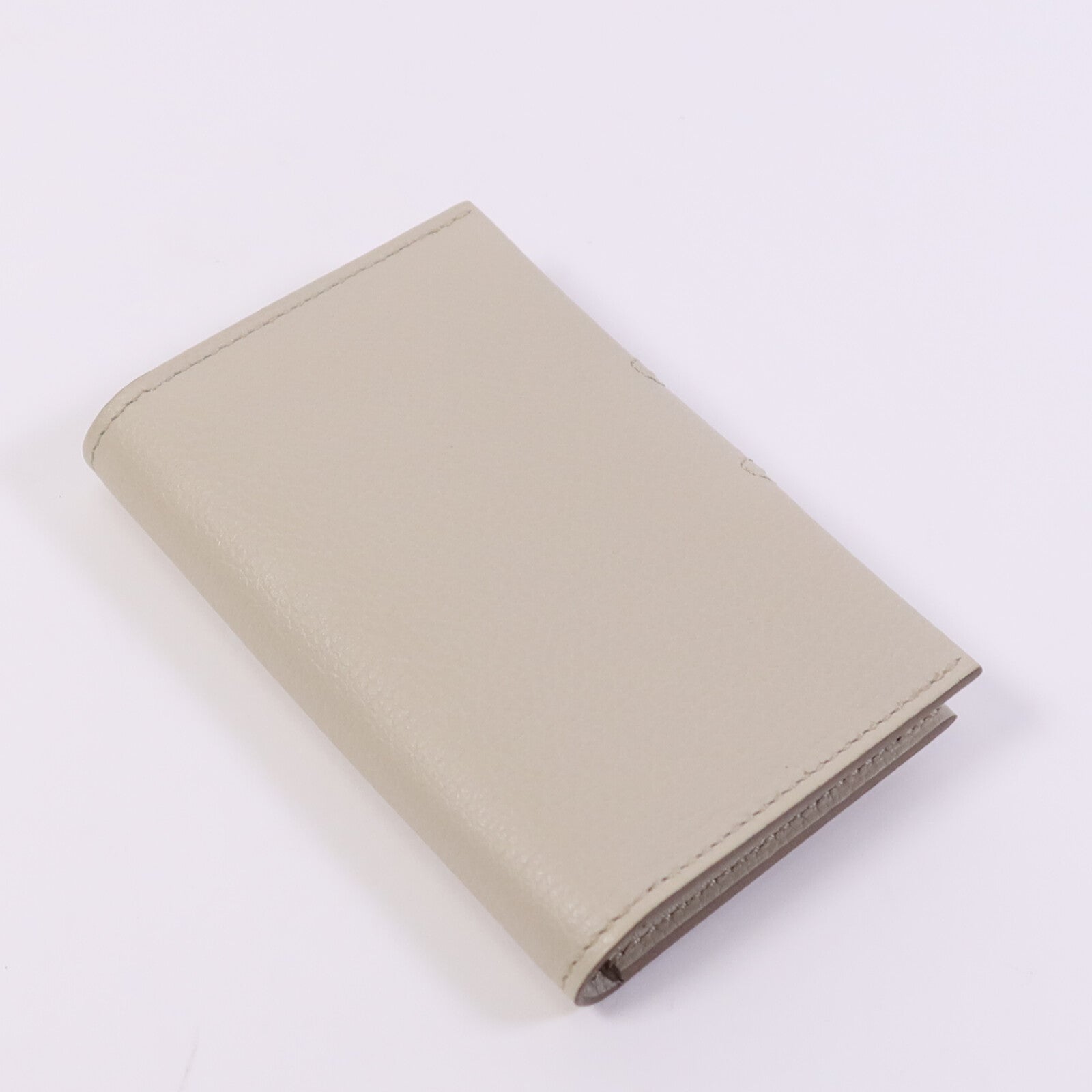 HERMES Evercolor R.M.S Card holder銀扣卡片套Beton