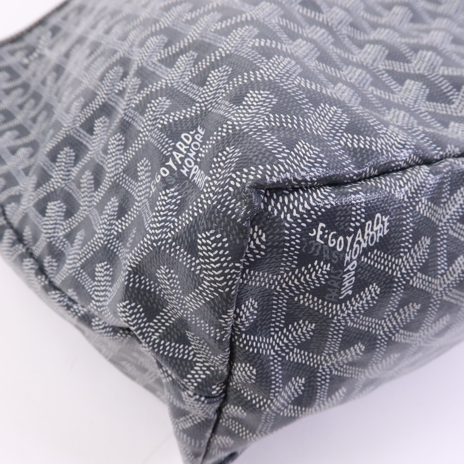 GOYARD 塗層帆布Saint Louis PM銀扣手挽袋