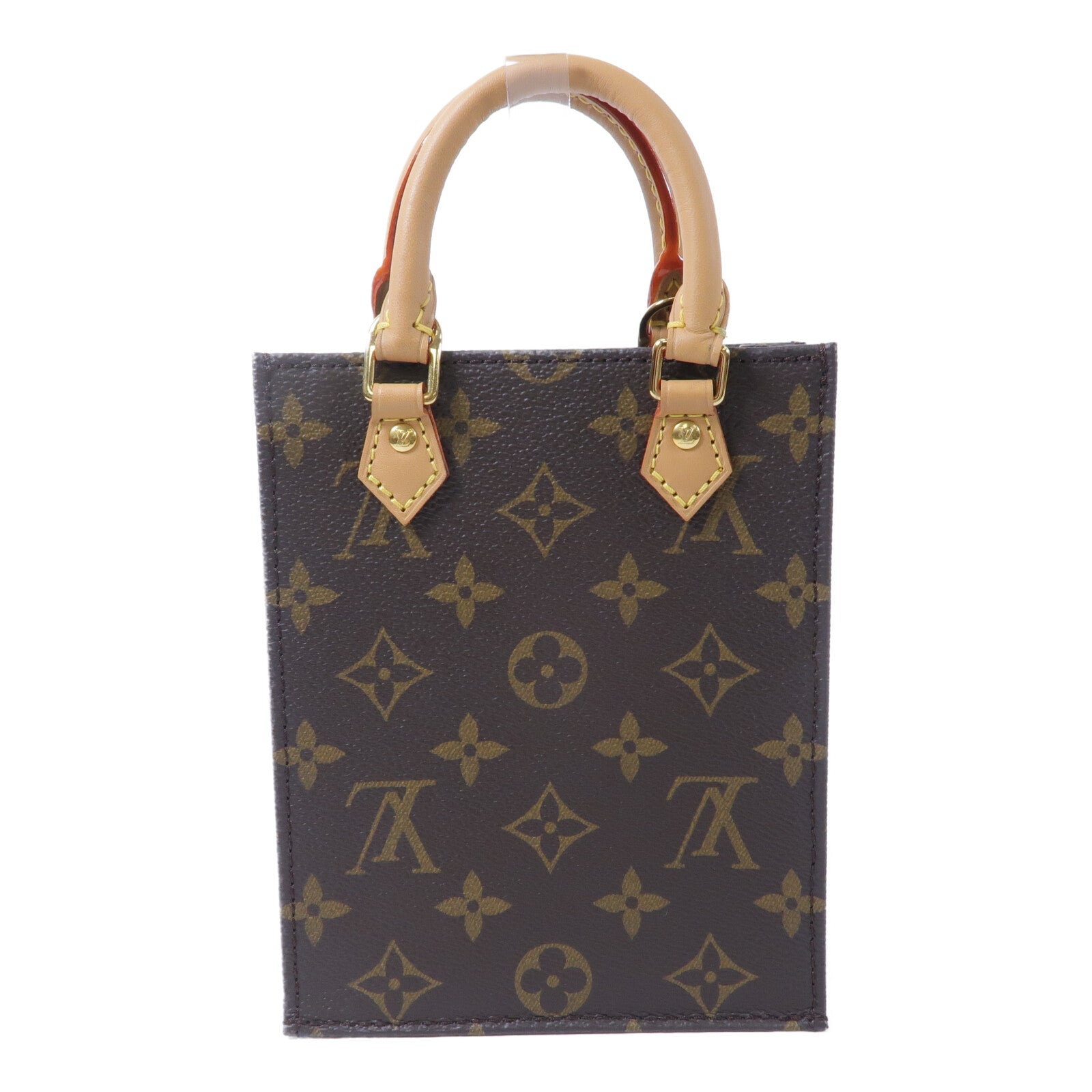 LOUIS VUITTON Monogram Petit Sac Plat手挽肩背兩用袋