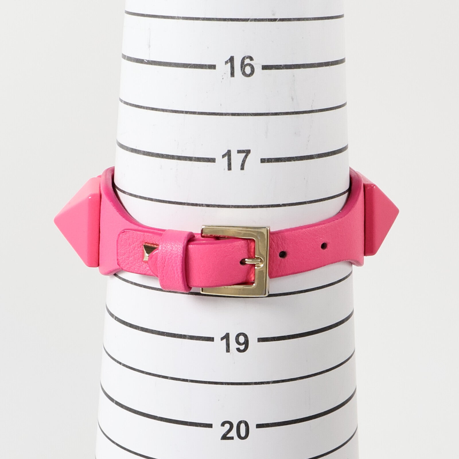 Valentino 牛皮皮革Garavani Bracelet金扣手鏈