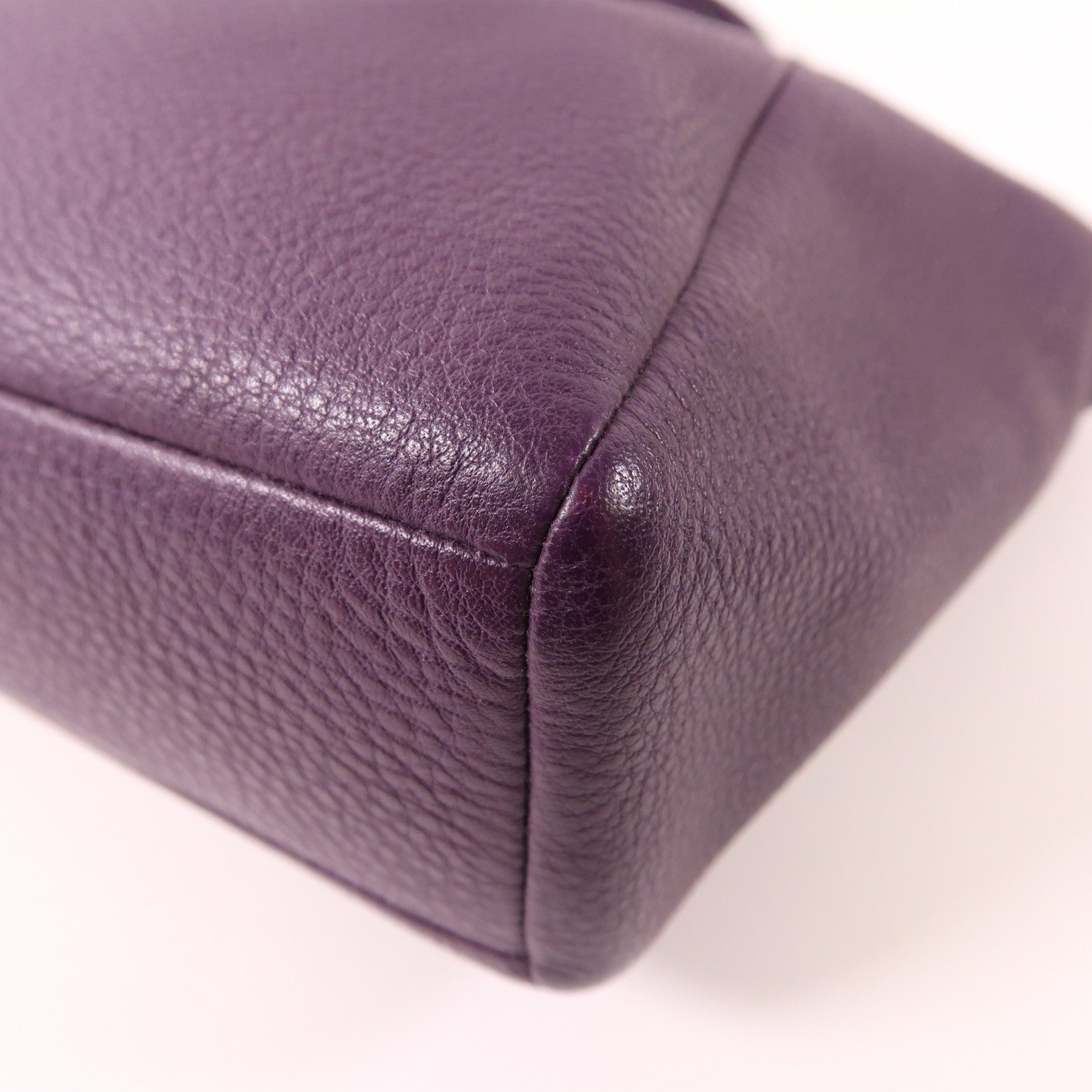 COACH 皮革2 Way Shoulder金扣手挽肩背兩用袋