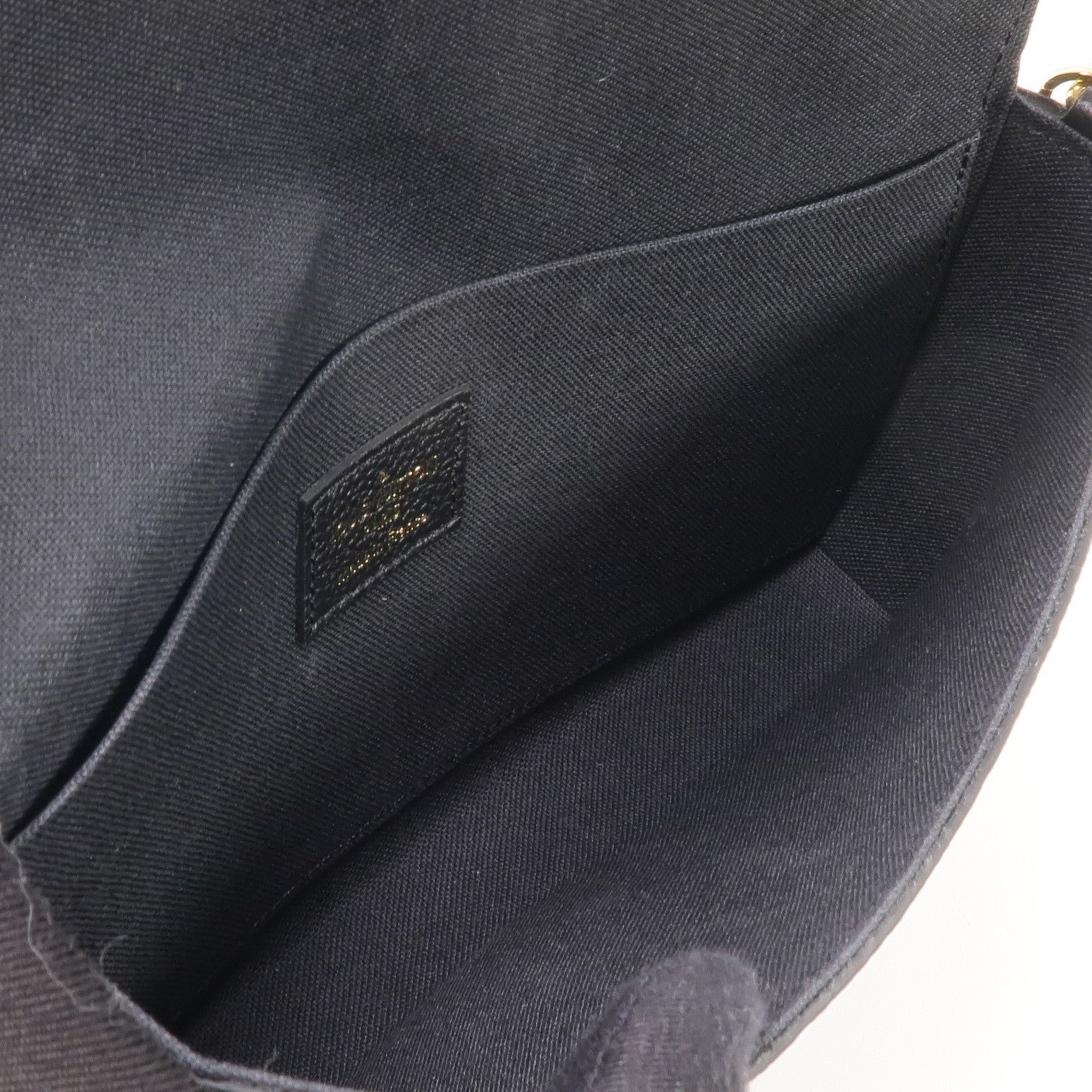 LOUIS VUITTON Monogram Empreinte Felicie Pochette金扣鏈帶肩背袋