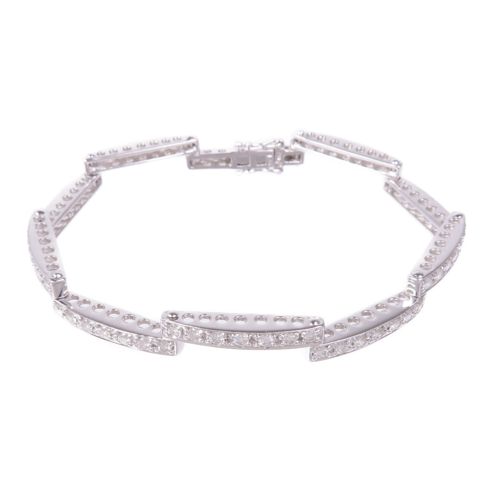 JEWELRY 18K白金Diamond Bracelet鑽石手鏈