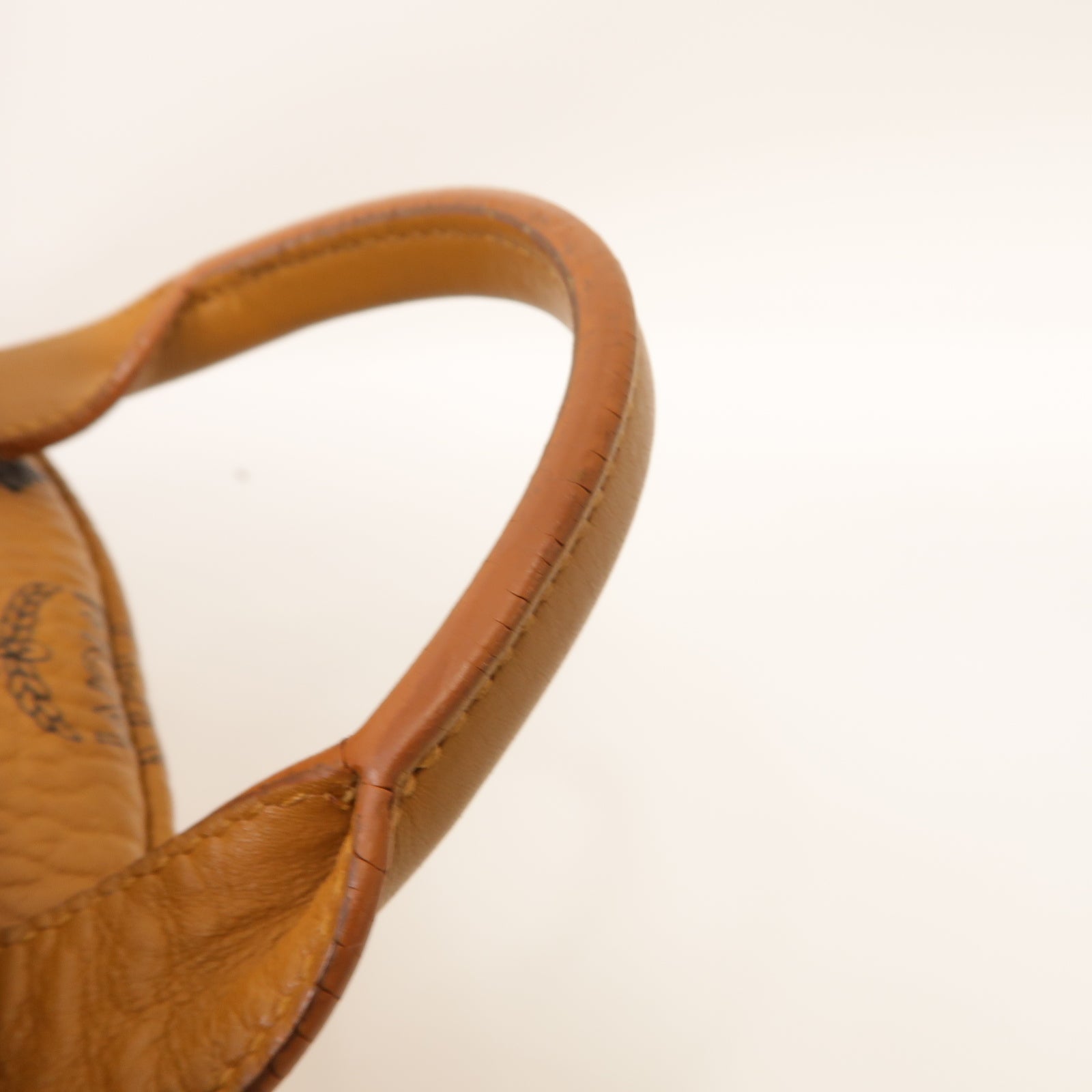 MCM 【激減優惠】皮革Stark Side Studs Backpack金扣背包啡色