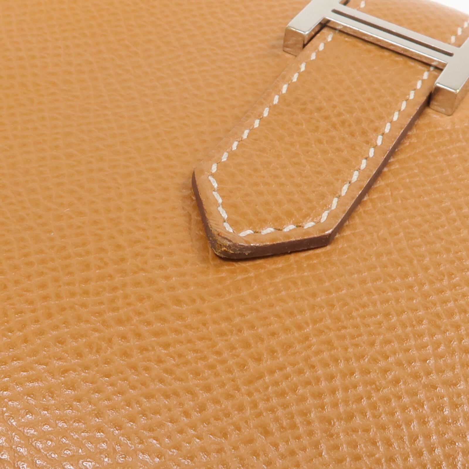 HERMES Epsom皮革Bearn Long Wallet長錢包Gold