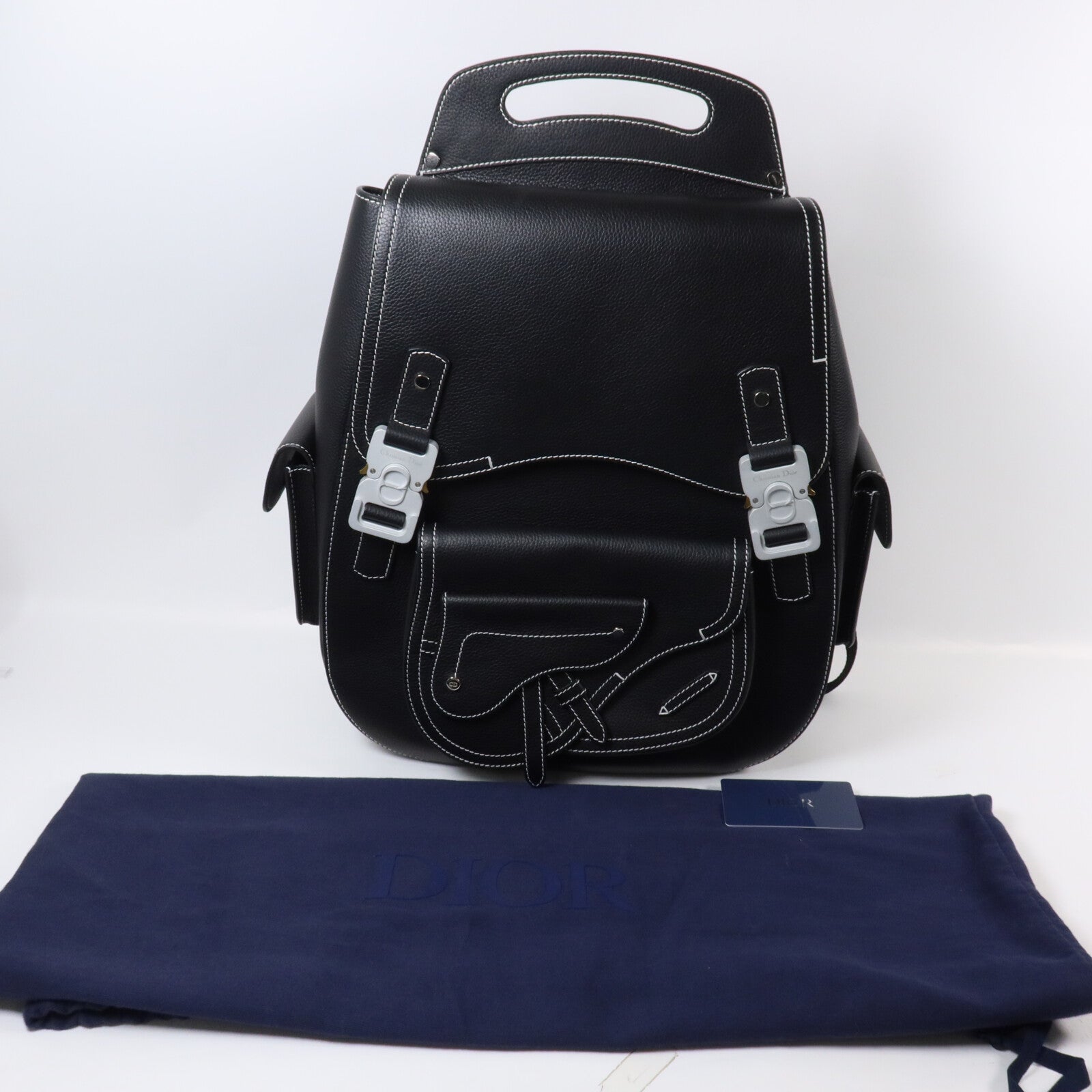 Dior 牛皮皮革Maxi Gallop Backpack背包