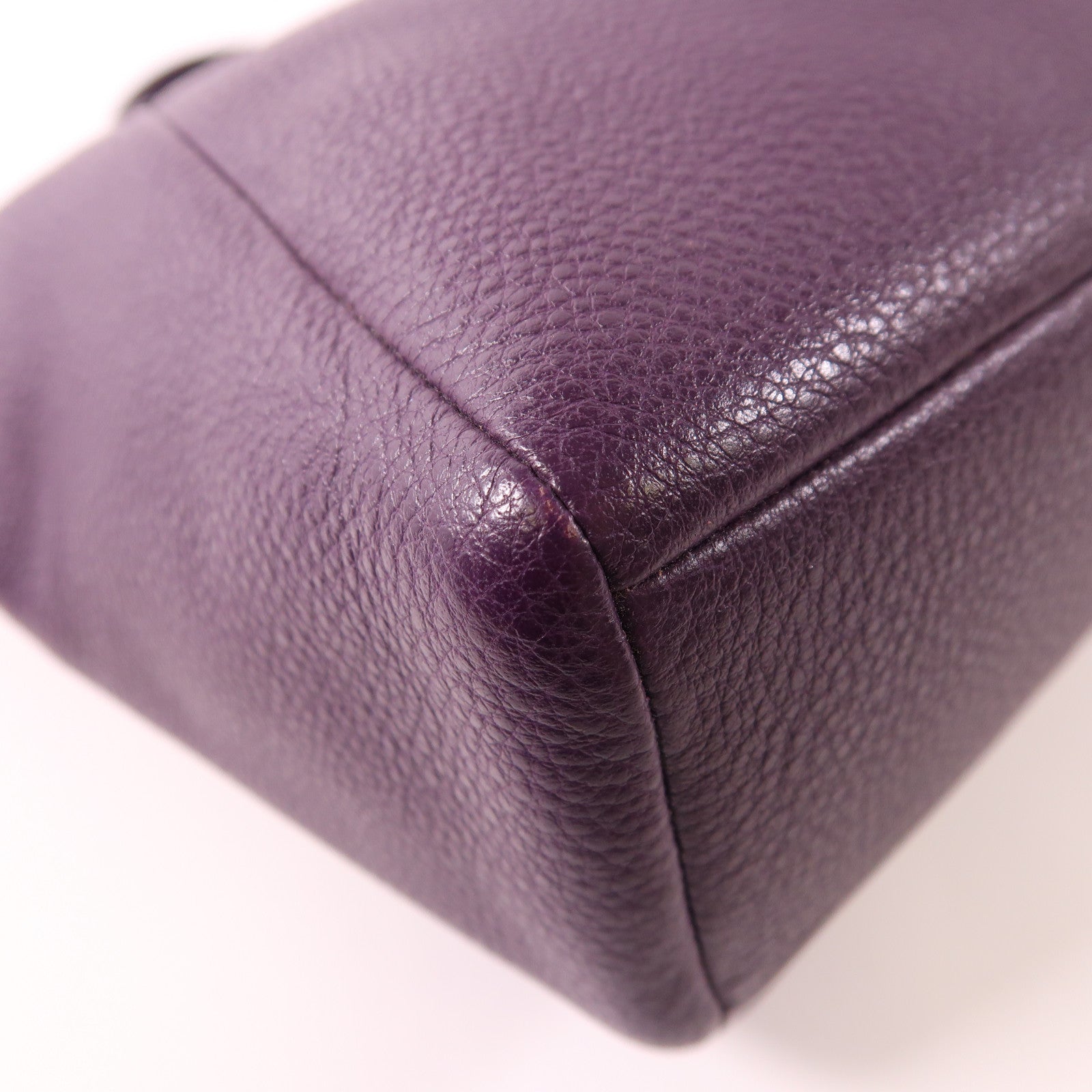 COACH 皮革2 Way Shoulder金扣手挽肩背兩用袋