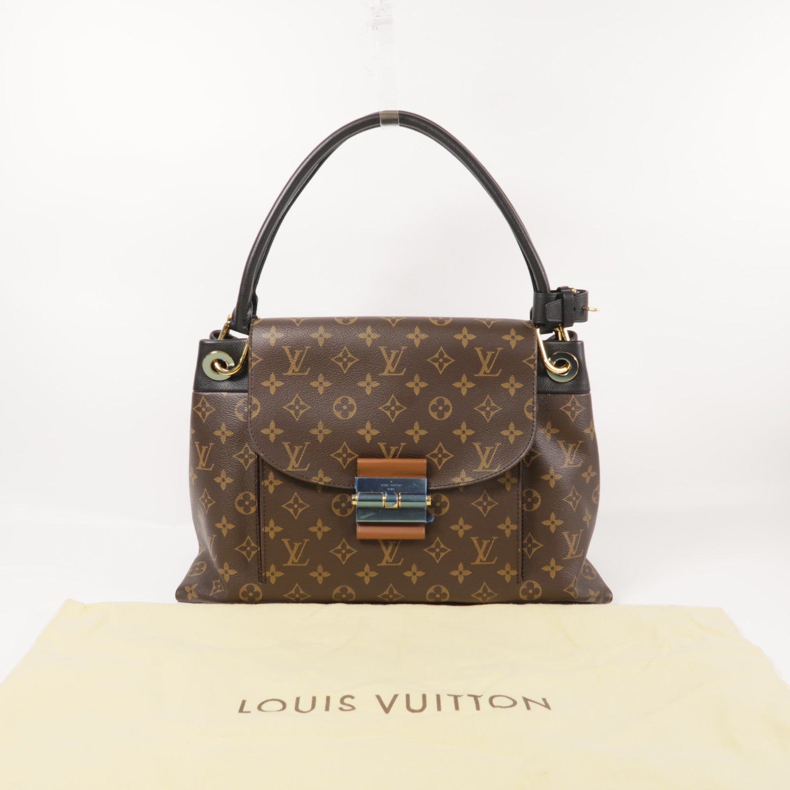 LOUIS VUITTON Monogram Olympe金扣肩背袋