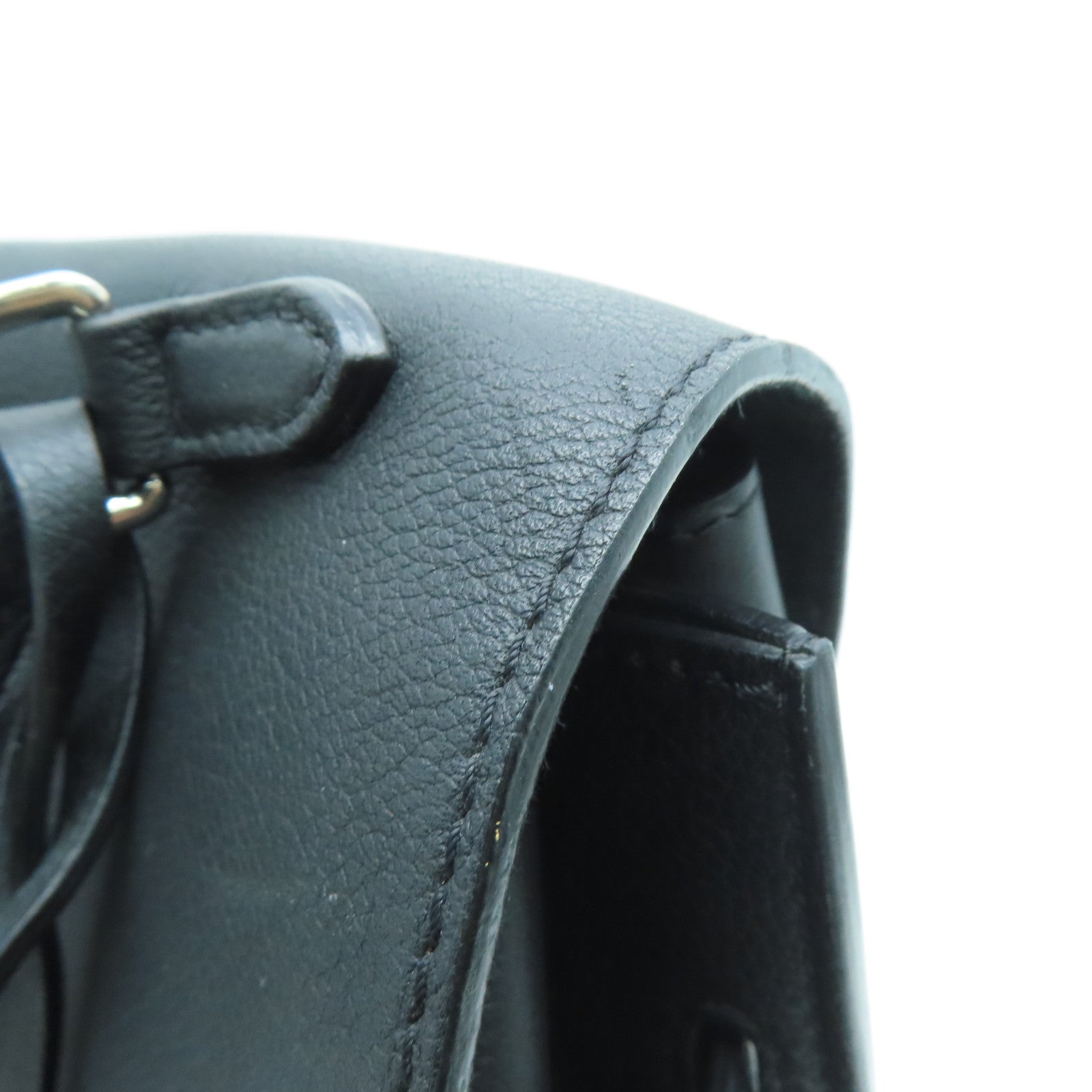 LOUIS VUITTON 牛皮皮革Lockme Ever BB银扣手挽肩背两用袋黑色