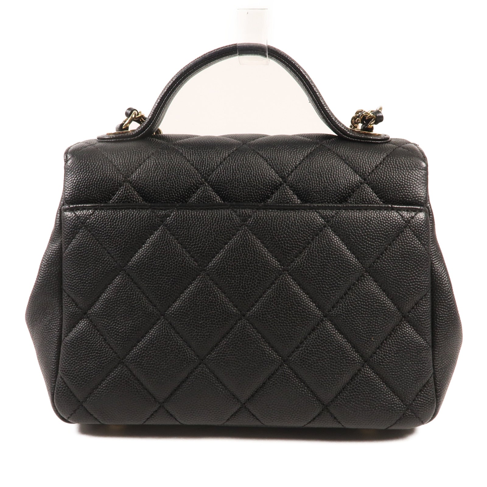 CHANEL 牛皮皮革Business Affinity Bag金扣手挽肩背兩用袋