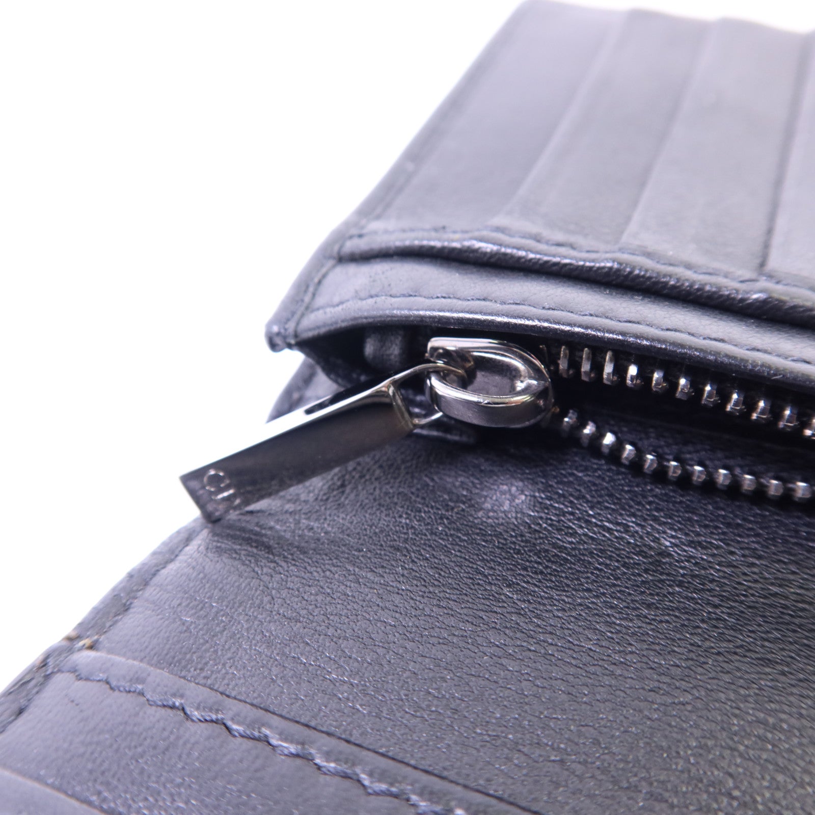 Dior 帆布Long Bifold Wallet銀扣長錢包