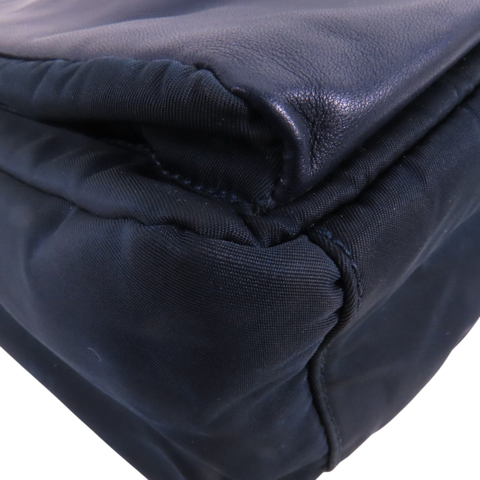 VERSACE 尼龍Shoulder Bag銀扣肩背袋