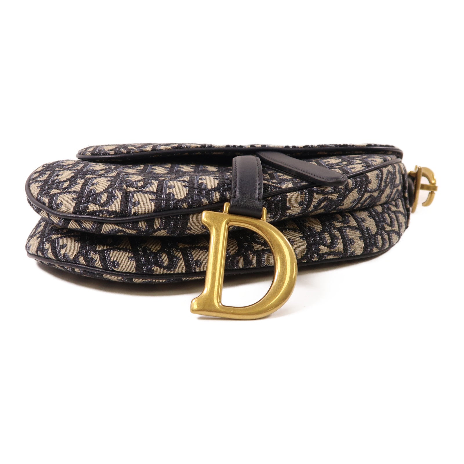 Dior 帆布Saddle金扣肩背袋