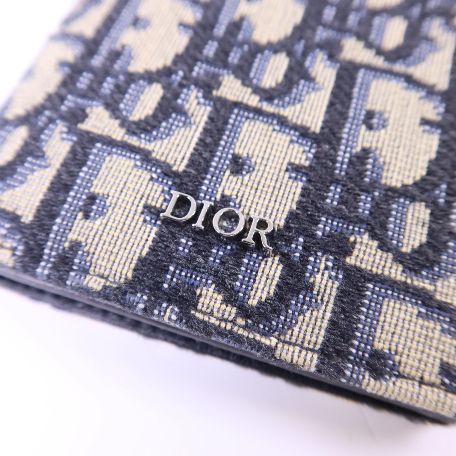 Dior 帆布Long Bifold Wallet銀扣長錢包