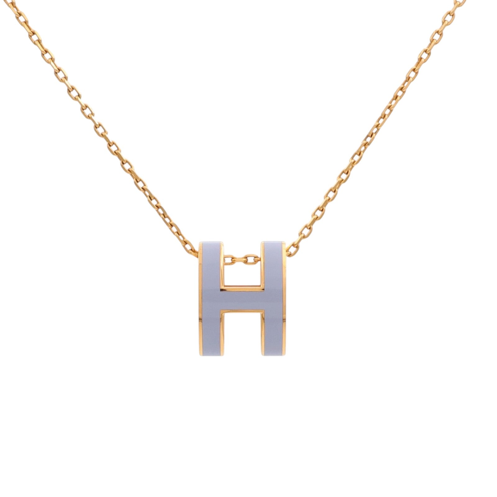 HERMES 金屬/琺瑯Pop H項鍊