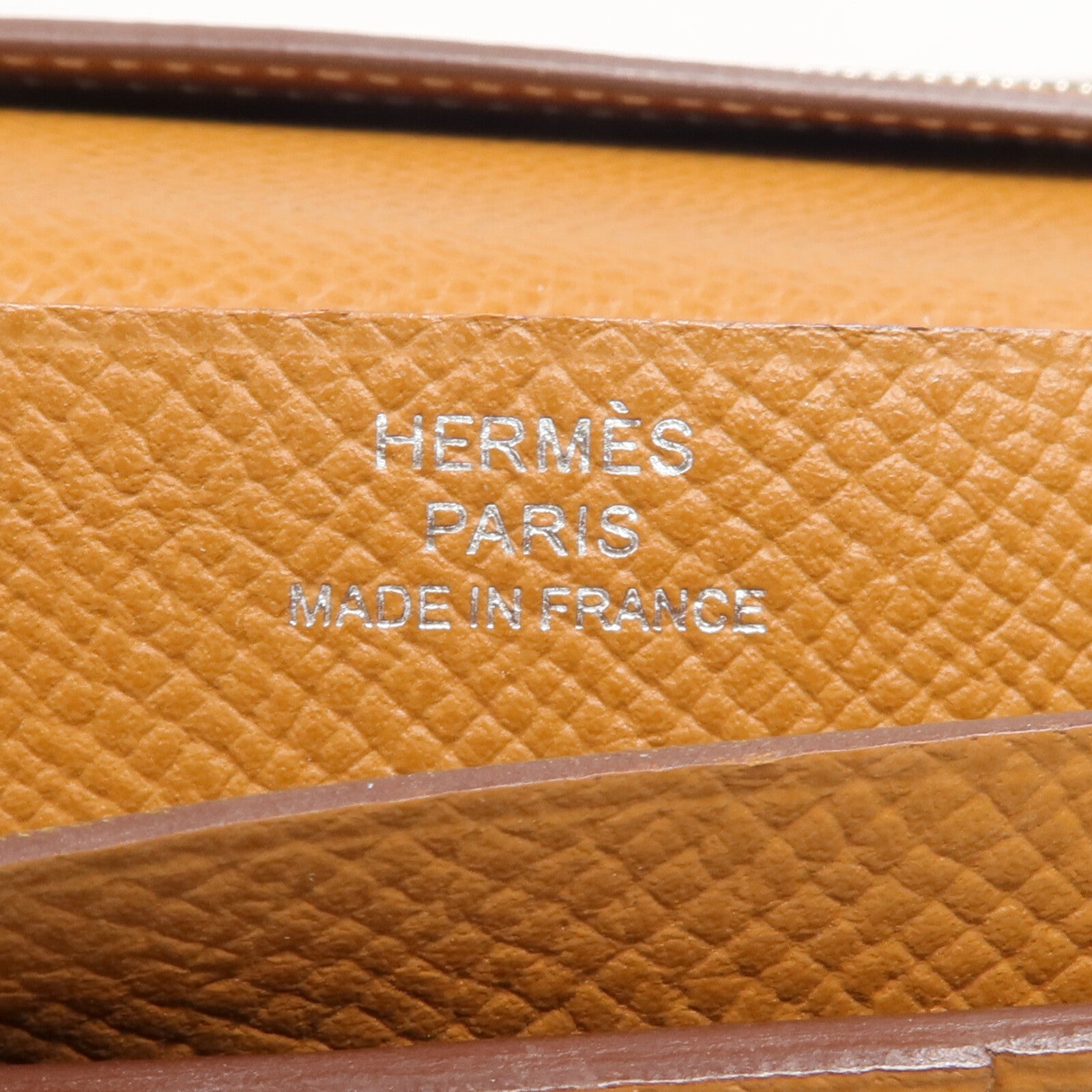 HERMES Epsom皮革Bearn Long Wallet長錢包Gold