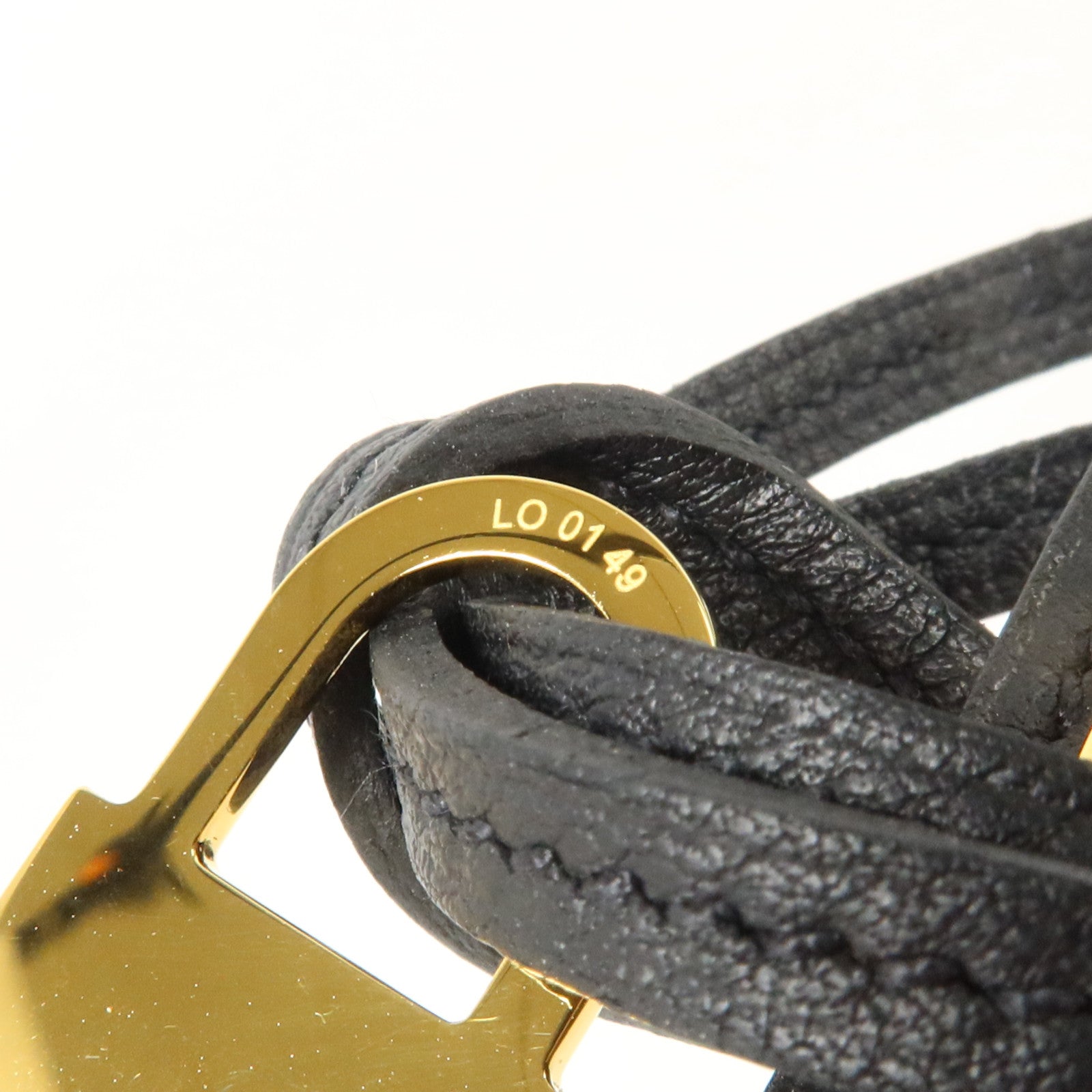 HERMES 皮革/金屬Pendant Clochette Necklace項鏈