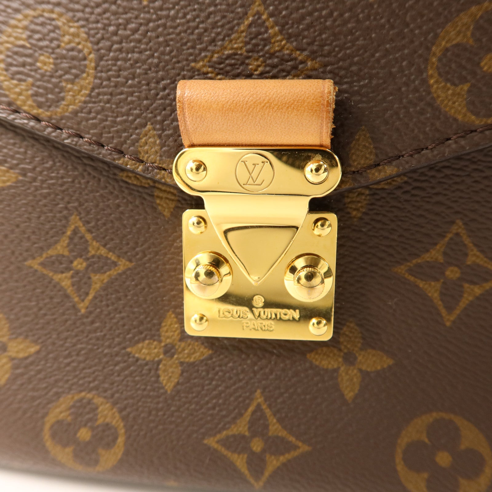 LOUIS VUITTON Monogram Pochette Metis MM金扣手挽肩背兩用袋