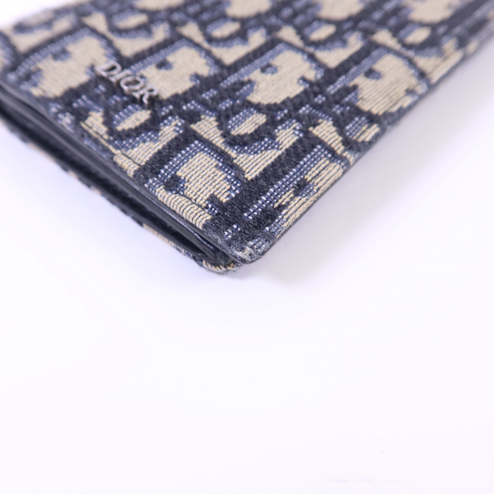 Dior 帆布Long Bifold Wallet銀扣長錢包