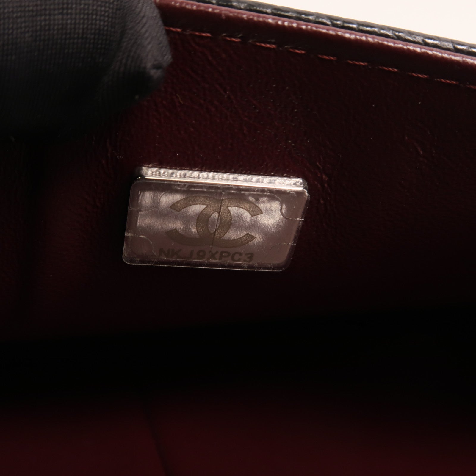 CHANEL 牛皮皮革Classic 25銀扣鏈帶肩背袋