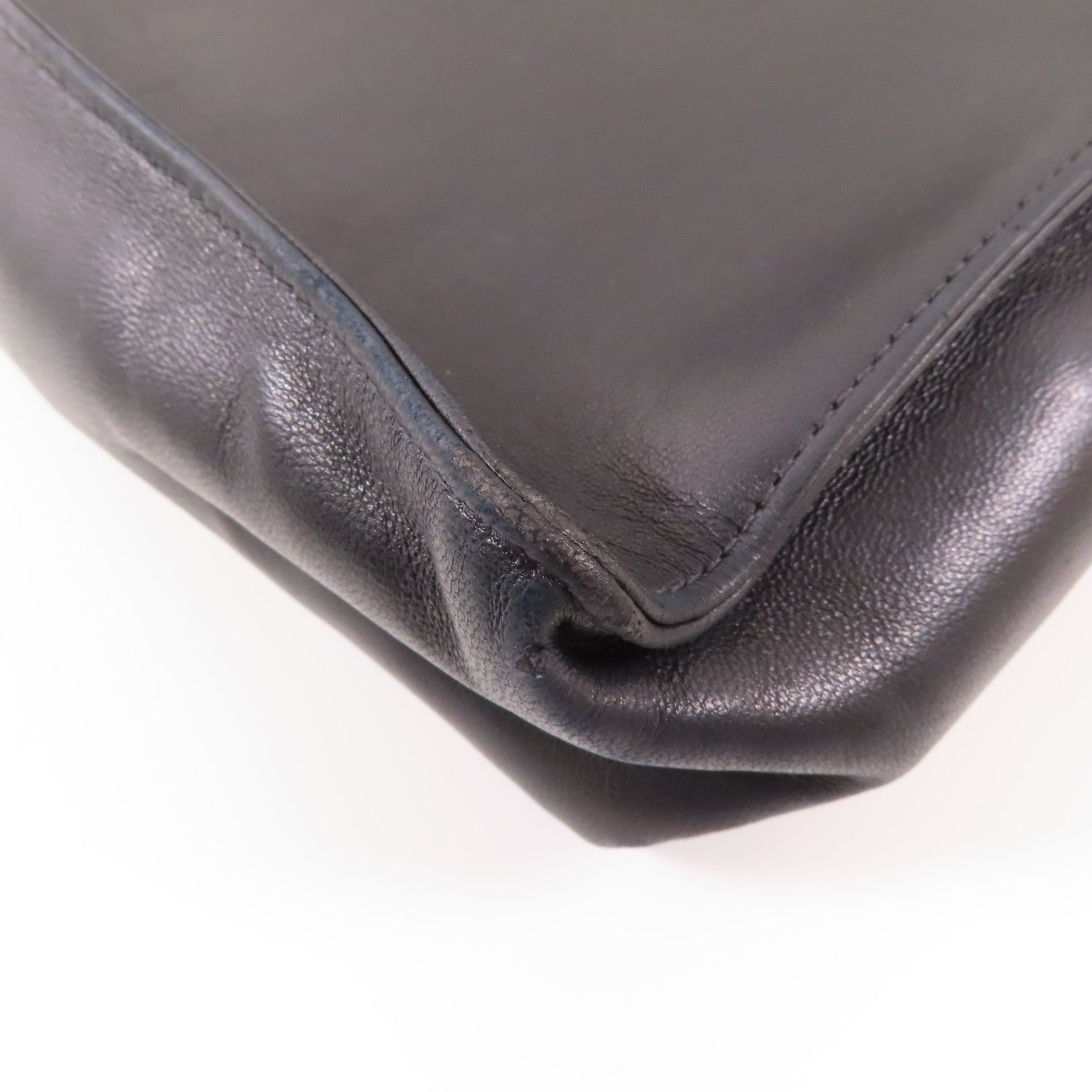 CHANEL 羊皮皮革Handbag/Shoulder Bag銀扣手挽袋/肩背袋