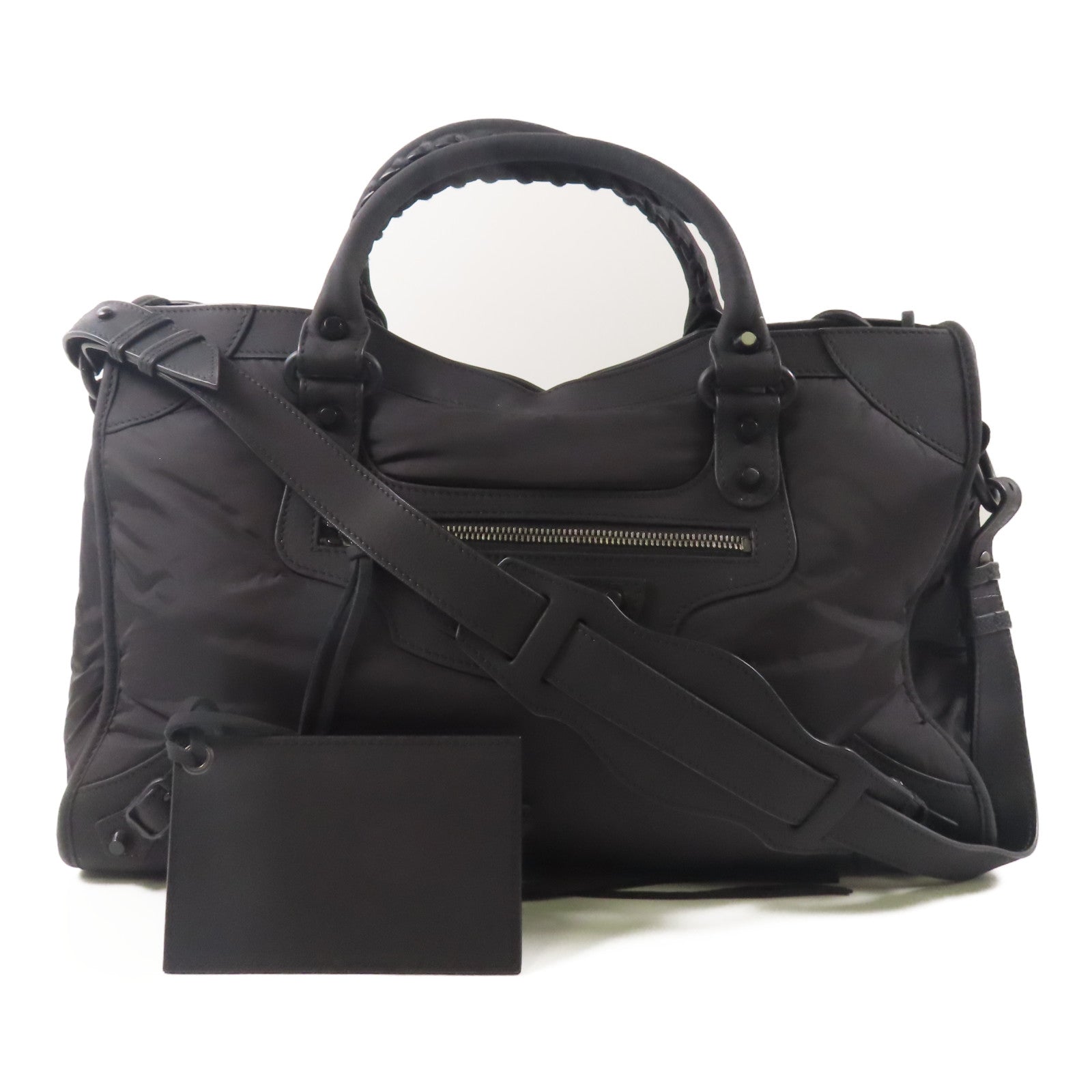 BALENCIAGA 尼龍City手挽肩背兩用袋