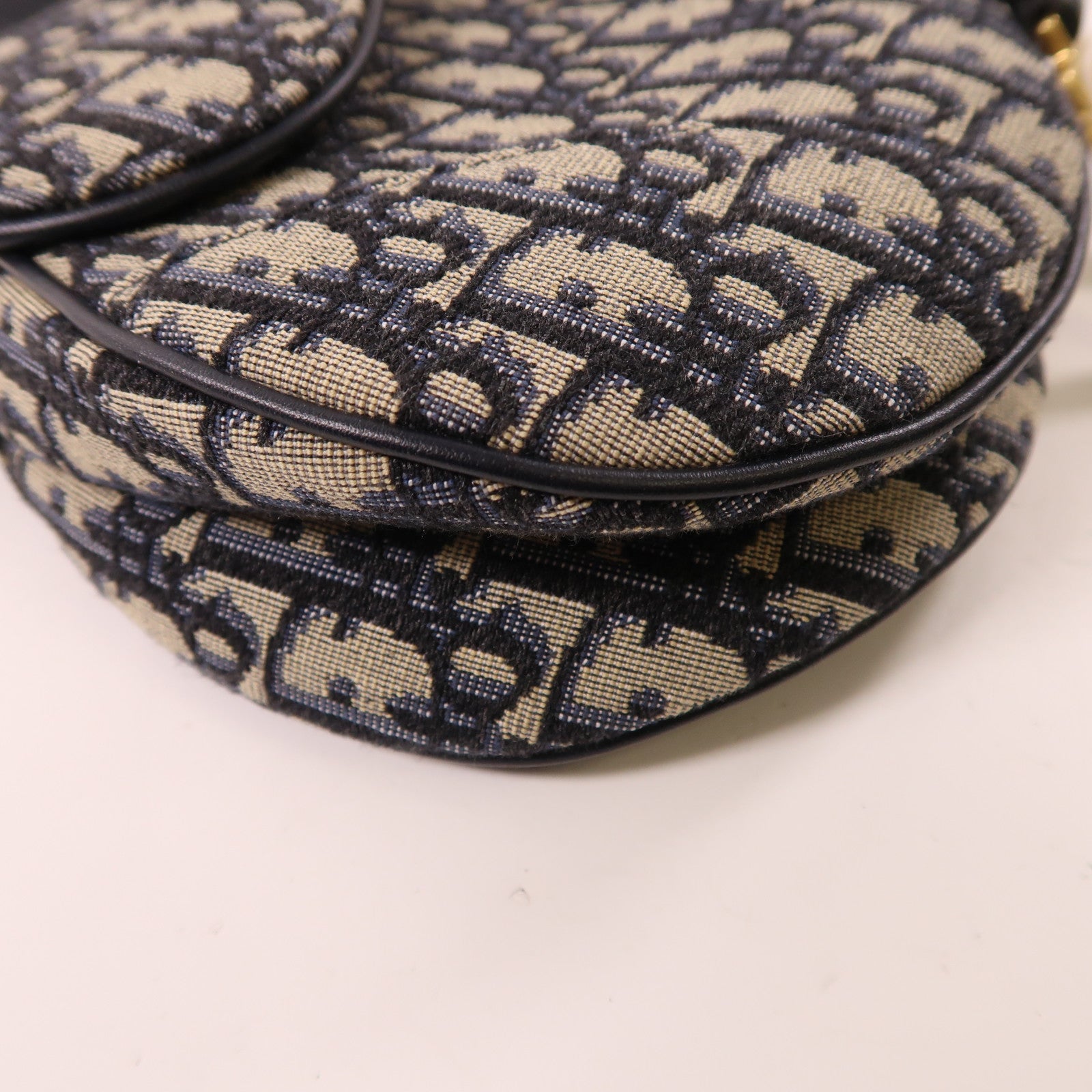 Dior 帆布Saddle金扣肩背袋