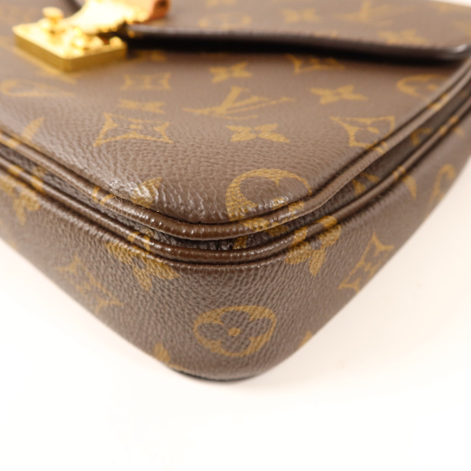 LOUIS VUITTON Monogram Pochette Metis MM金扣手挽肩背兩用袋