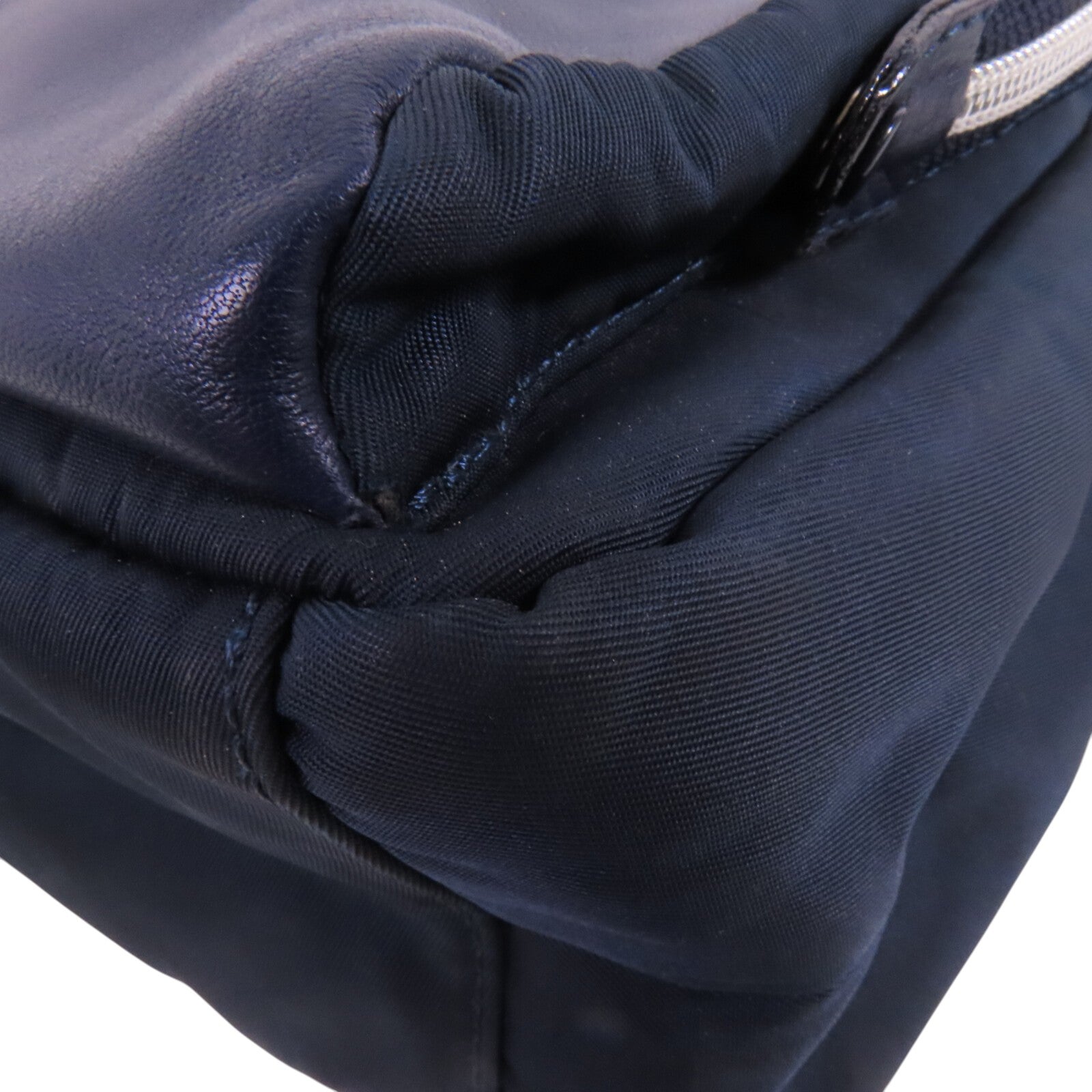 VERSACE 尼龍Shoulder Bag銀扣肩背袋