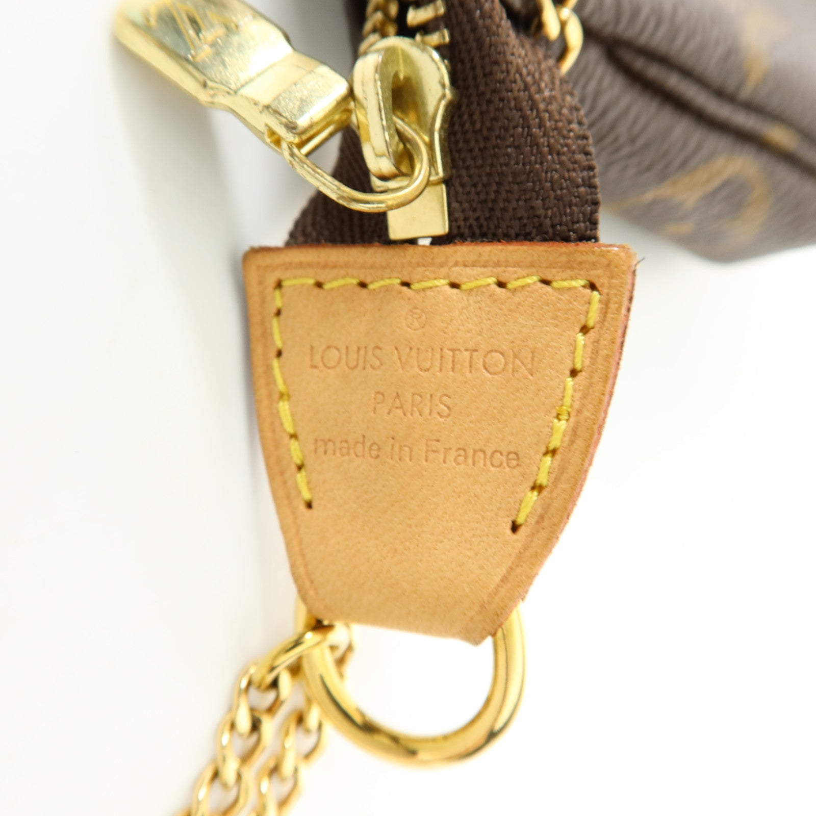 LOUIS VUITTON Monogram Mini Pochette Accessoires金扣手挽袋