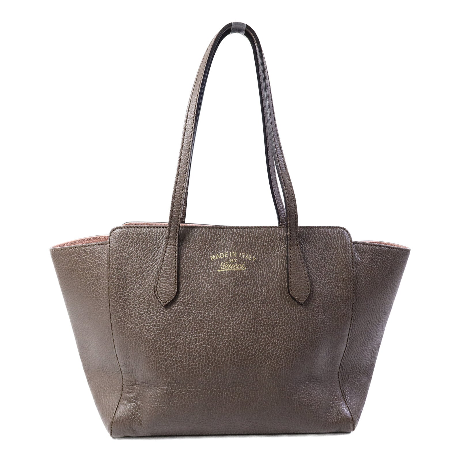 GUCCI 【激減優惠】牛皮皮革Swing Tote Bag手挽袋