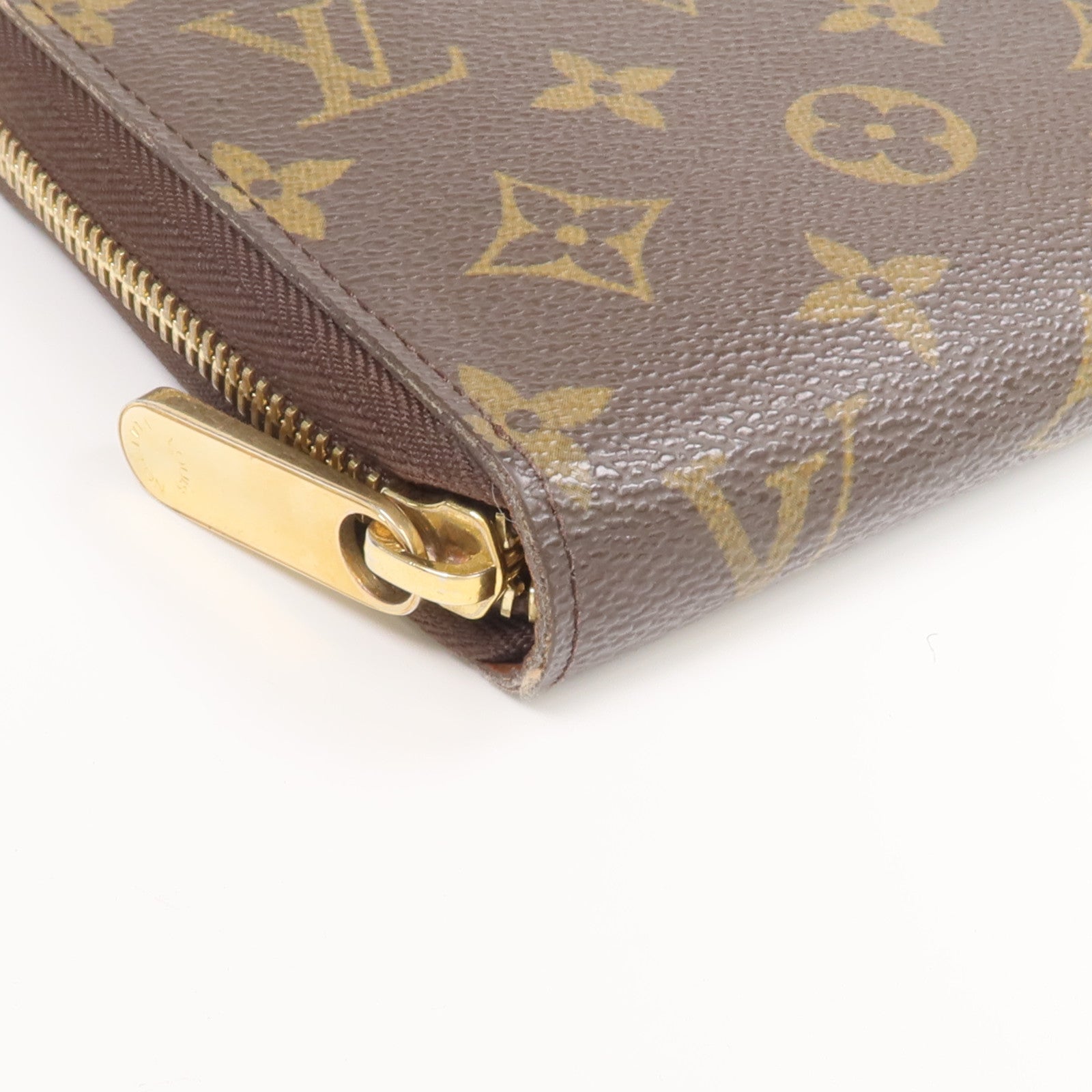 LOUIS VUITTON Monogram Zipper Long Wallet金扣長錢包
