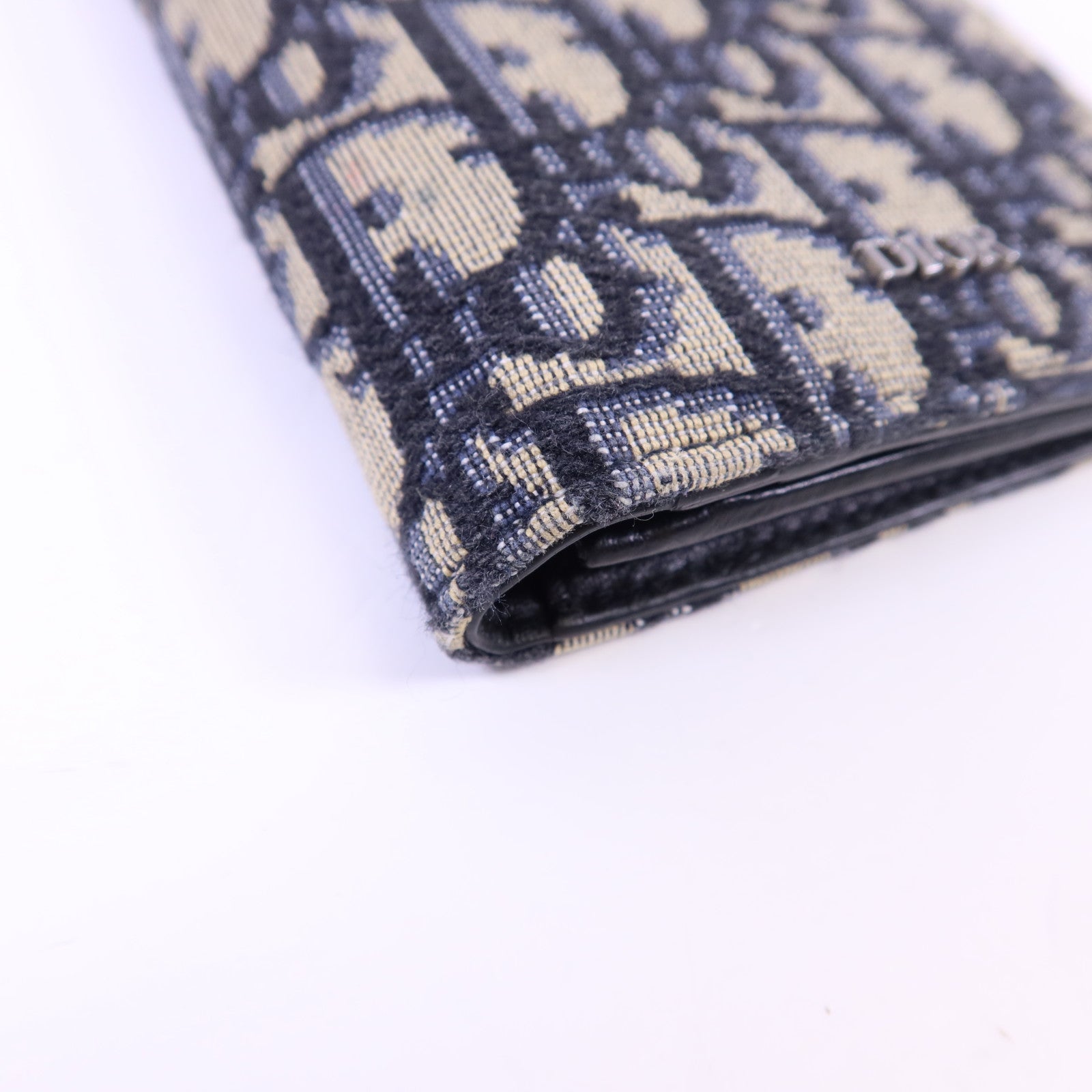Dior 帆布Long Bifold Wallet銀扣長錢包