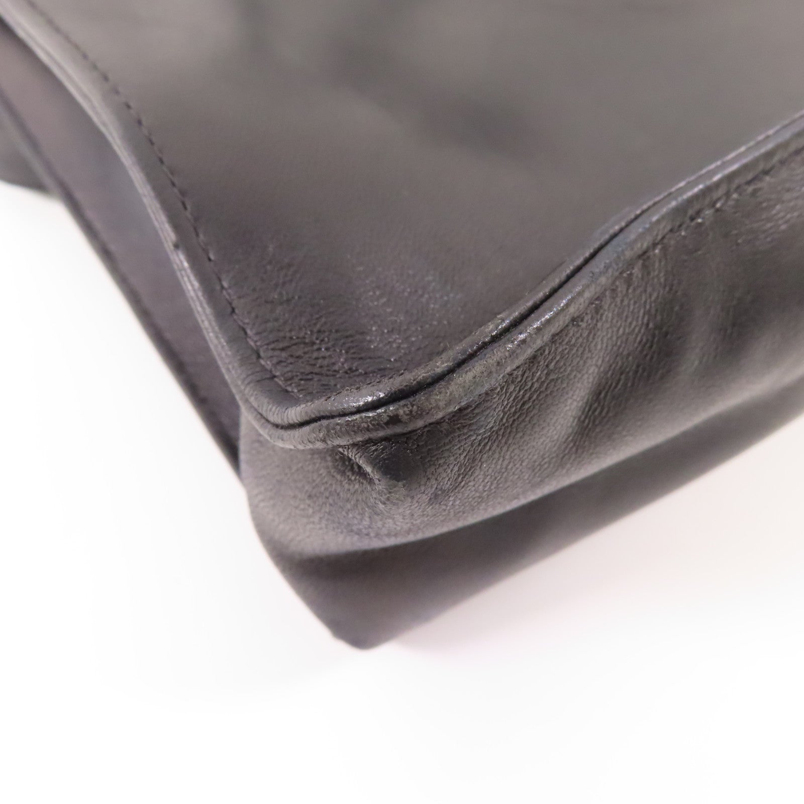 CHANEL 羊皮皮革Handbag/Shoulder Bag銀扣手挽袋/肩背袋