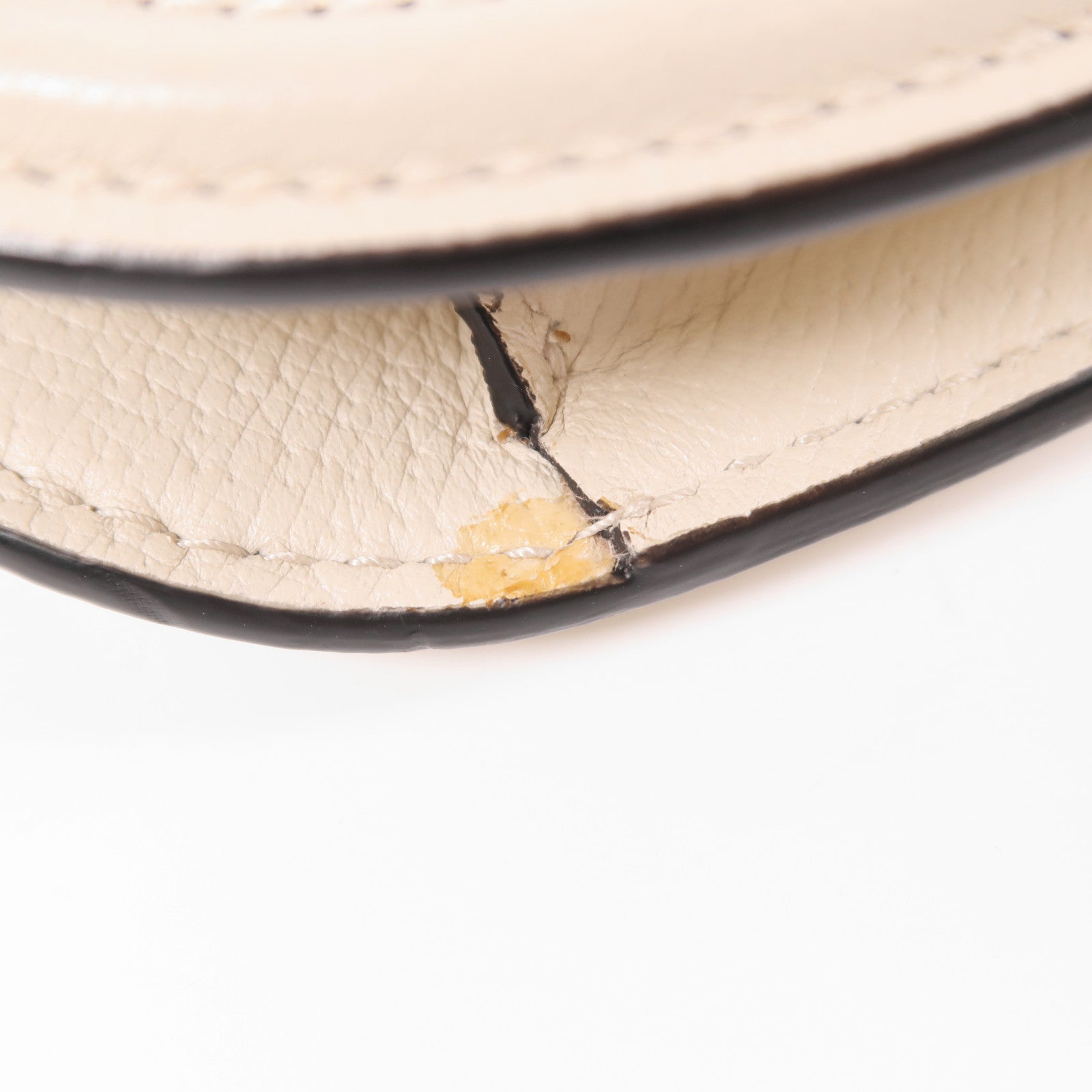 GUCCI GG GHW Totem Butterfly Shoulder Bag Calfskin Leather Beige