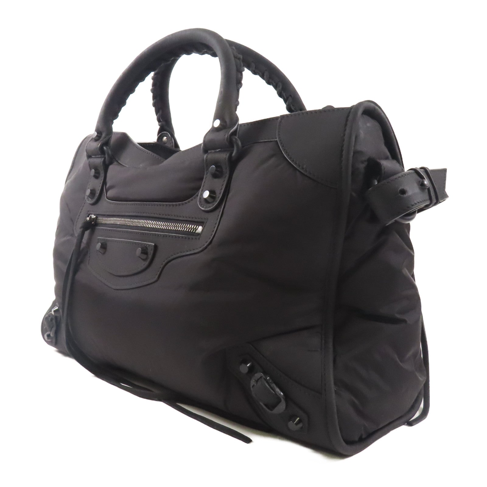 BALENCIAGA 尼龍City手挽肩背兩用袋